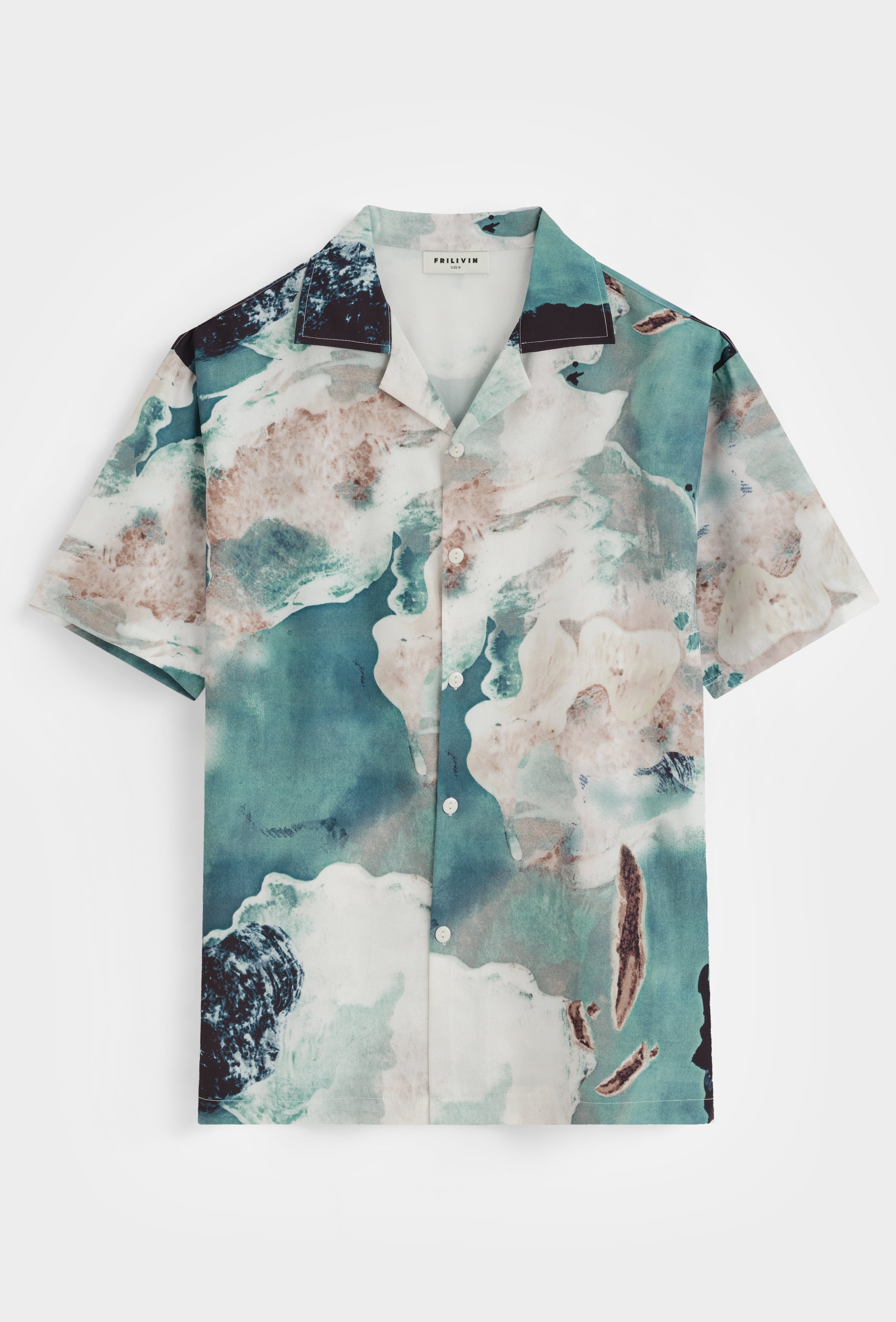 Chemise resort imprimée