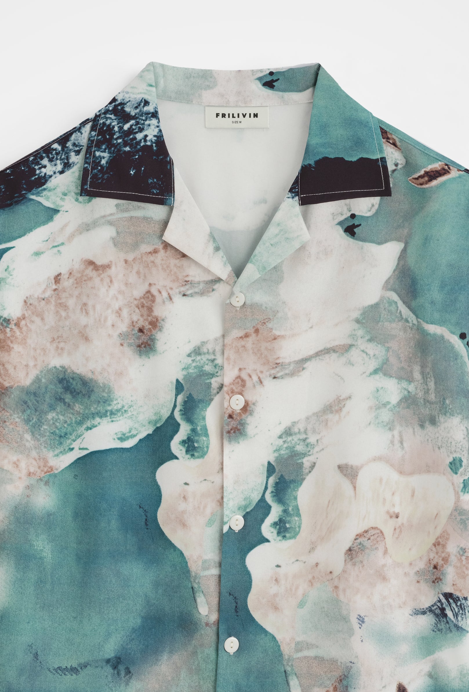 Chemise resort imprimée