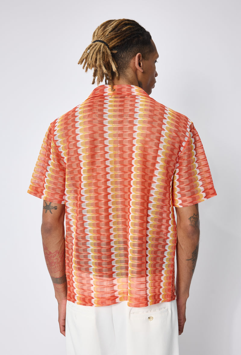Chemise bowling imprimée