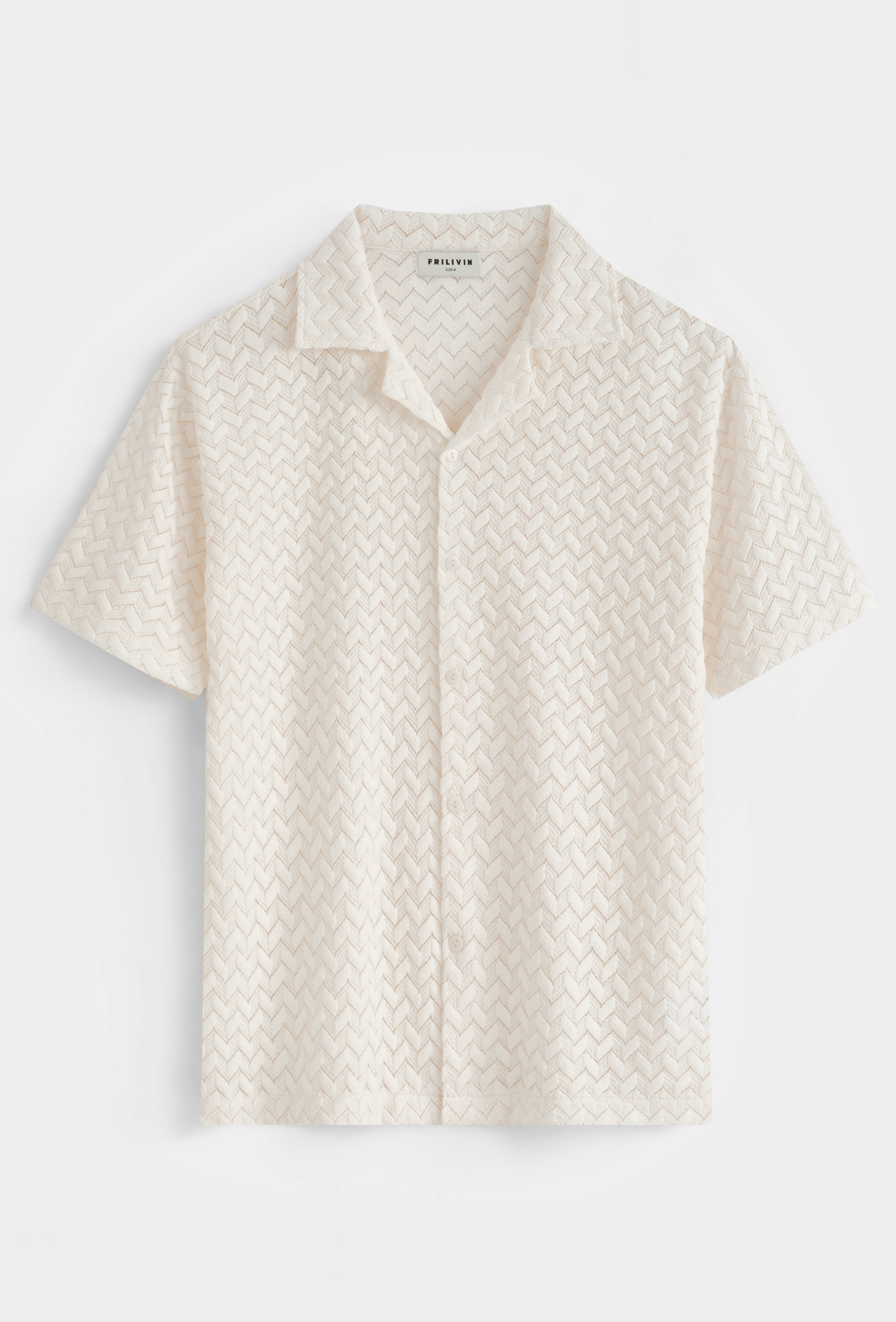 Chemise motif géométrique