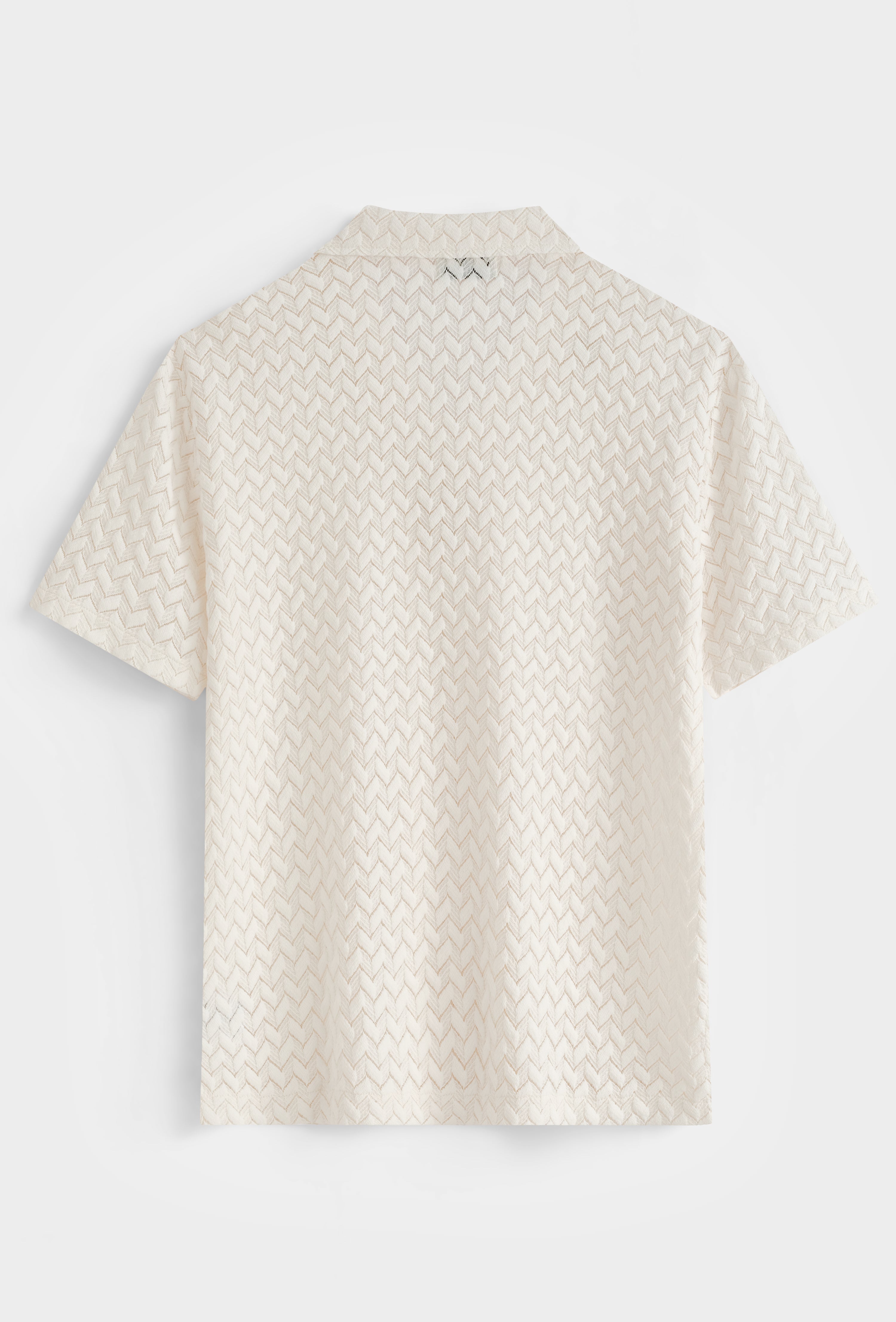 Chemise motif géométrique