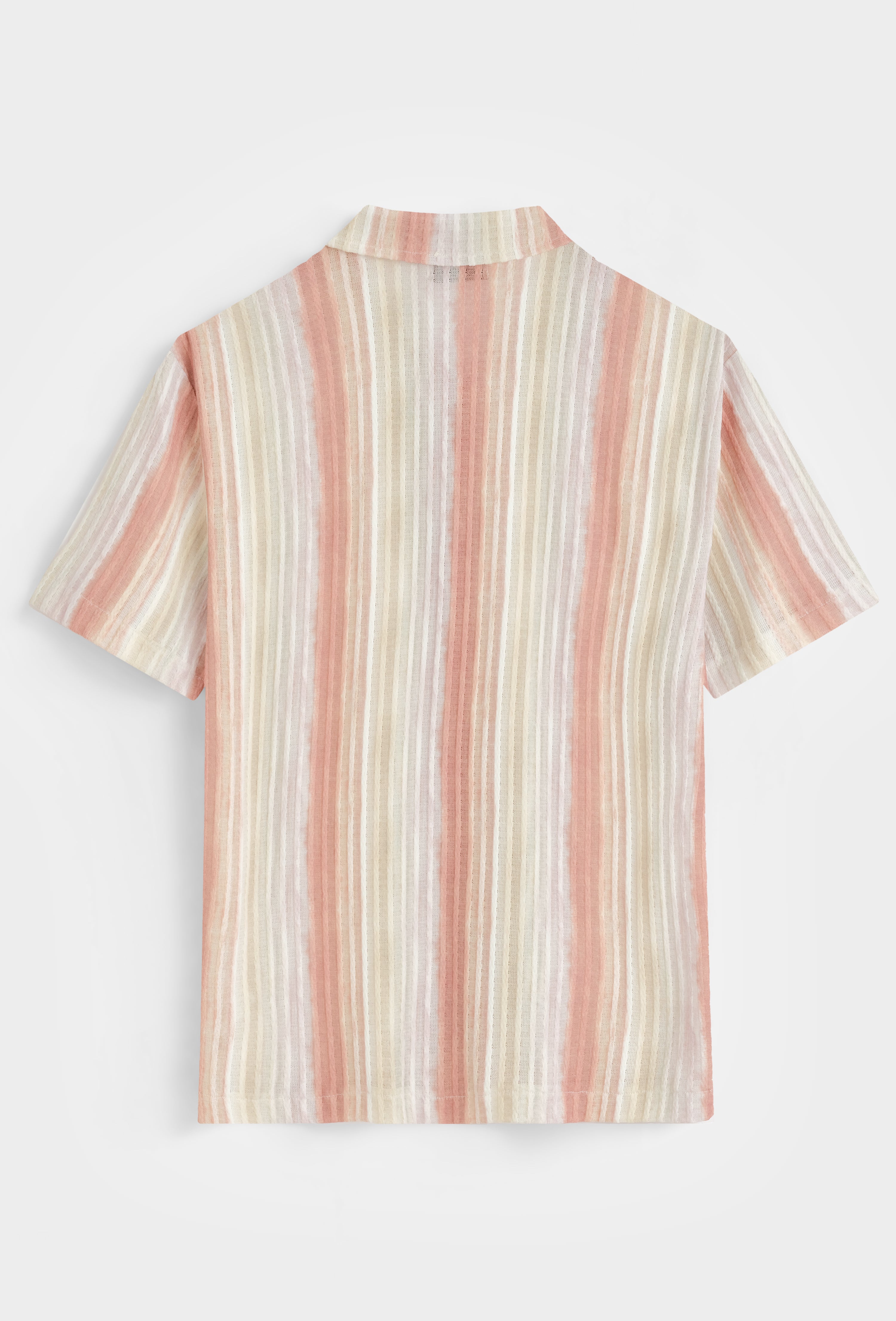 Chemise col camp rayures