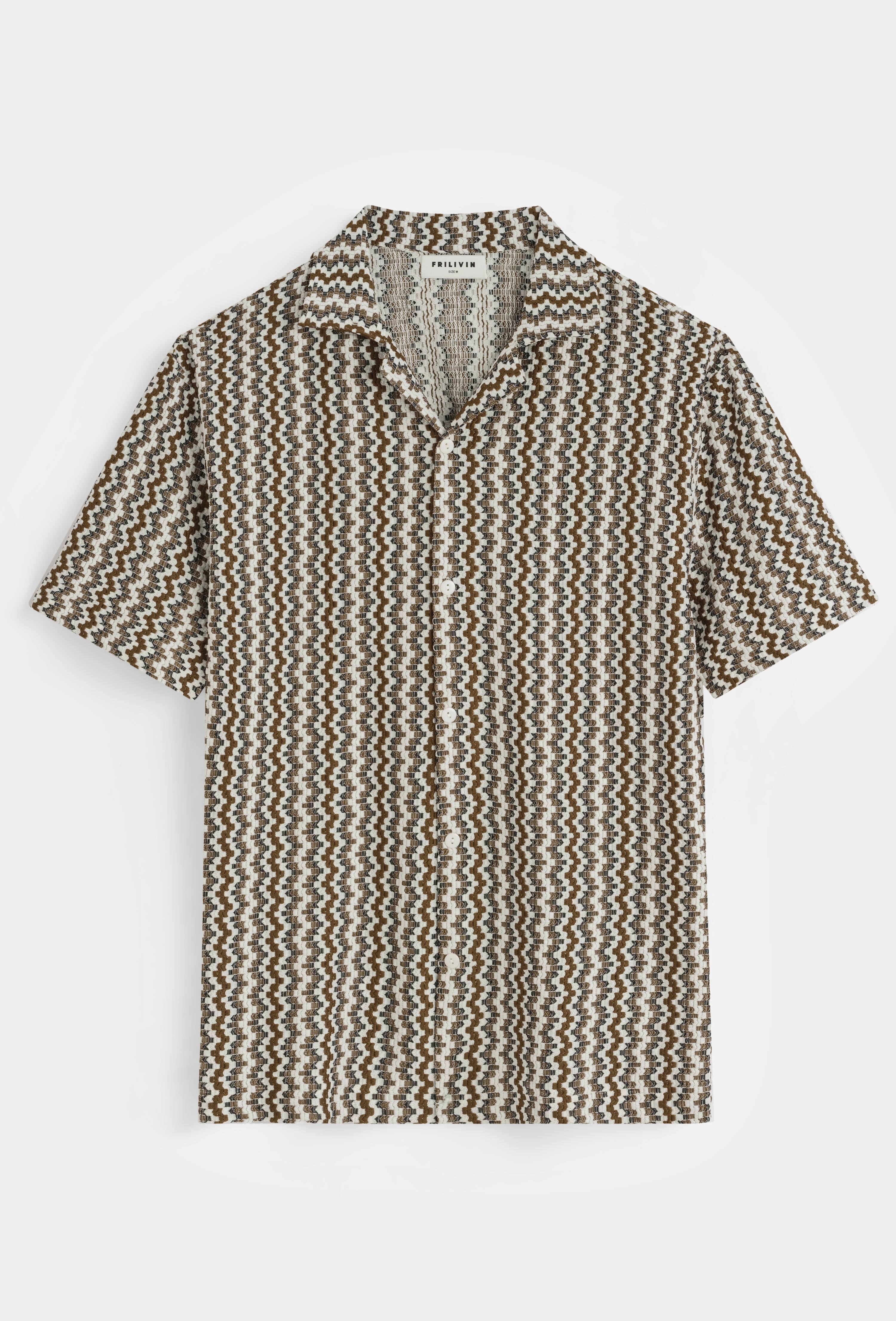 Chemise motif vagues resort