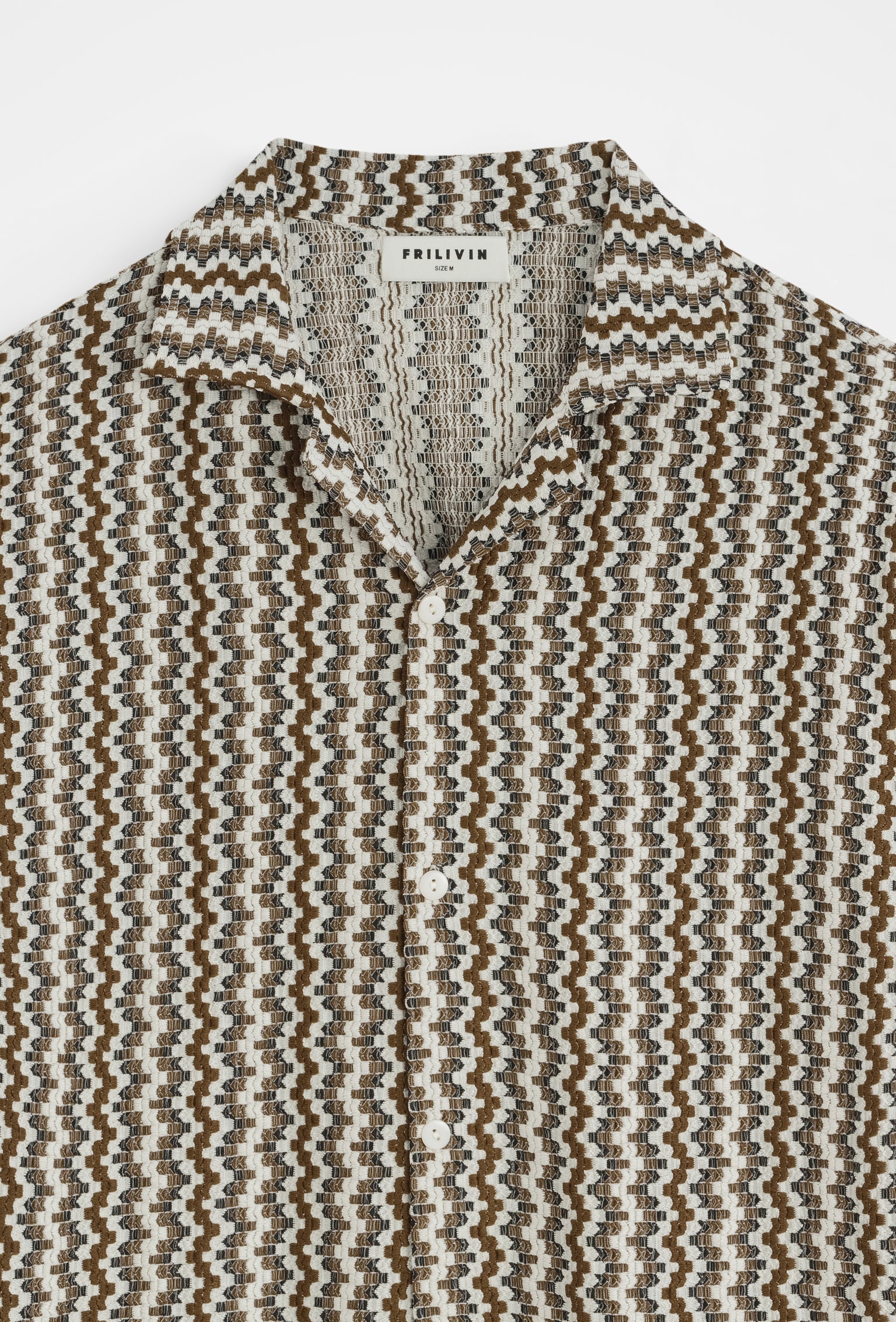 Chemise motif vagues resort