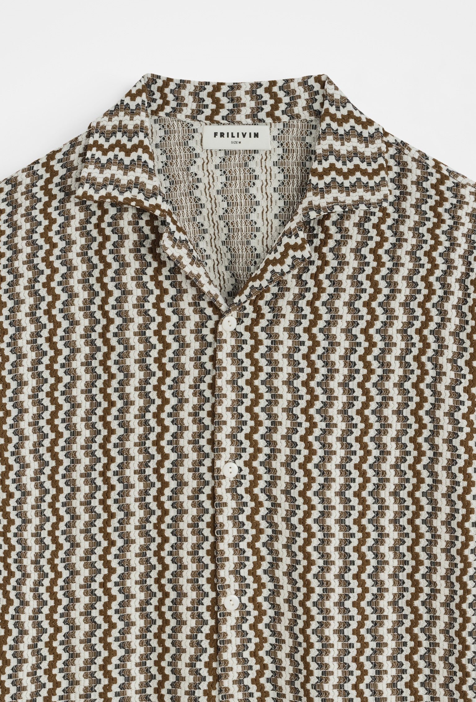Chemise motif vagues resort