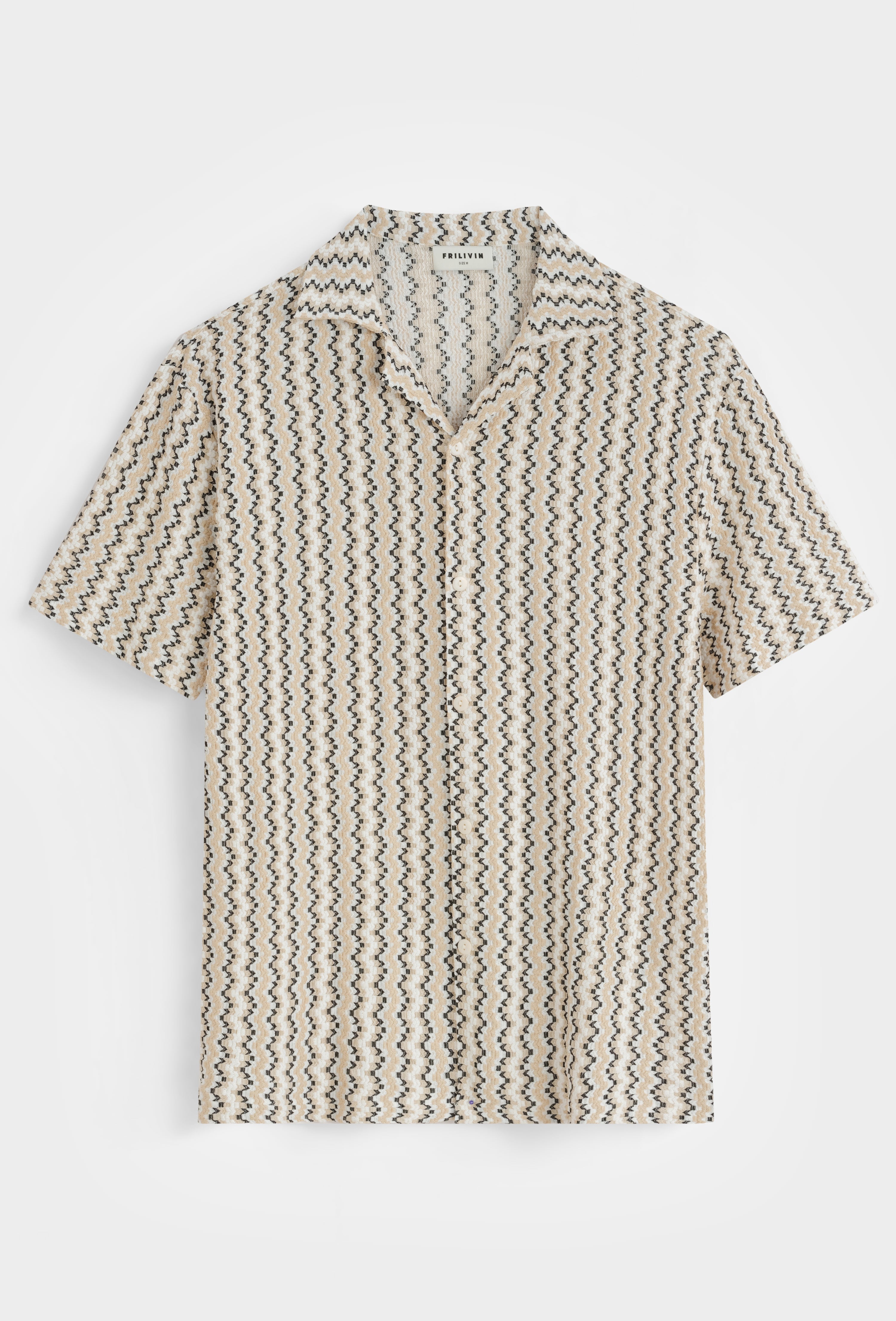 Chemise motif vagues resort