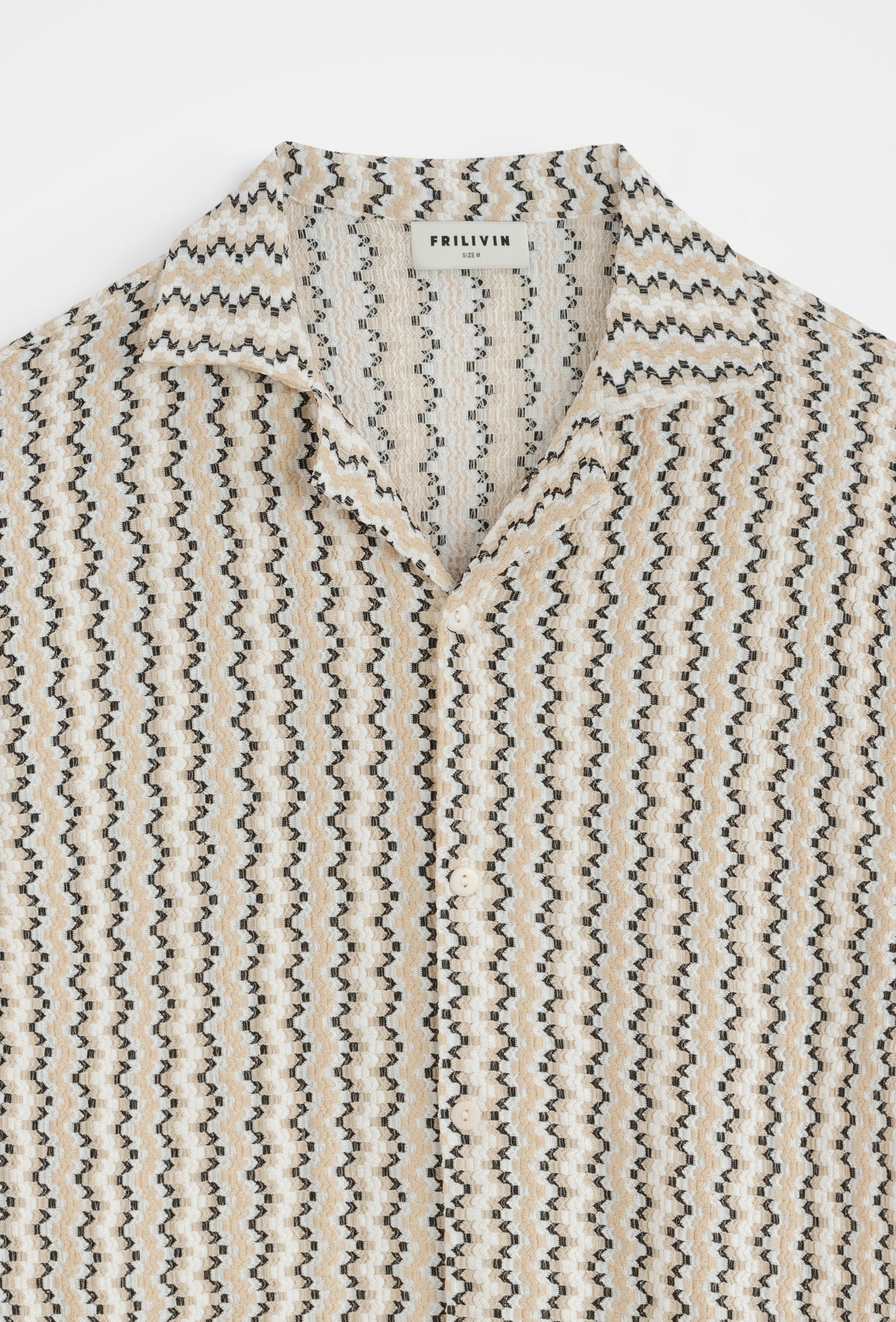 Chemise motif vagues resort