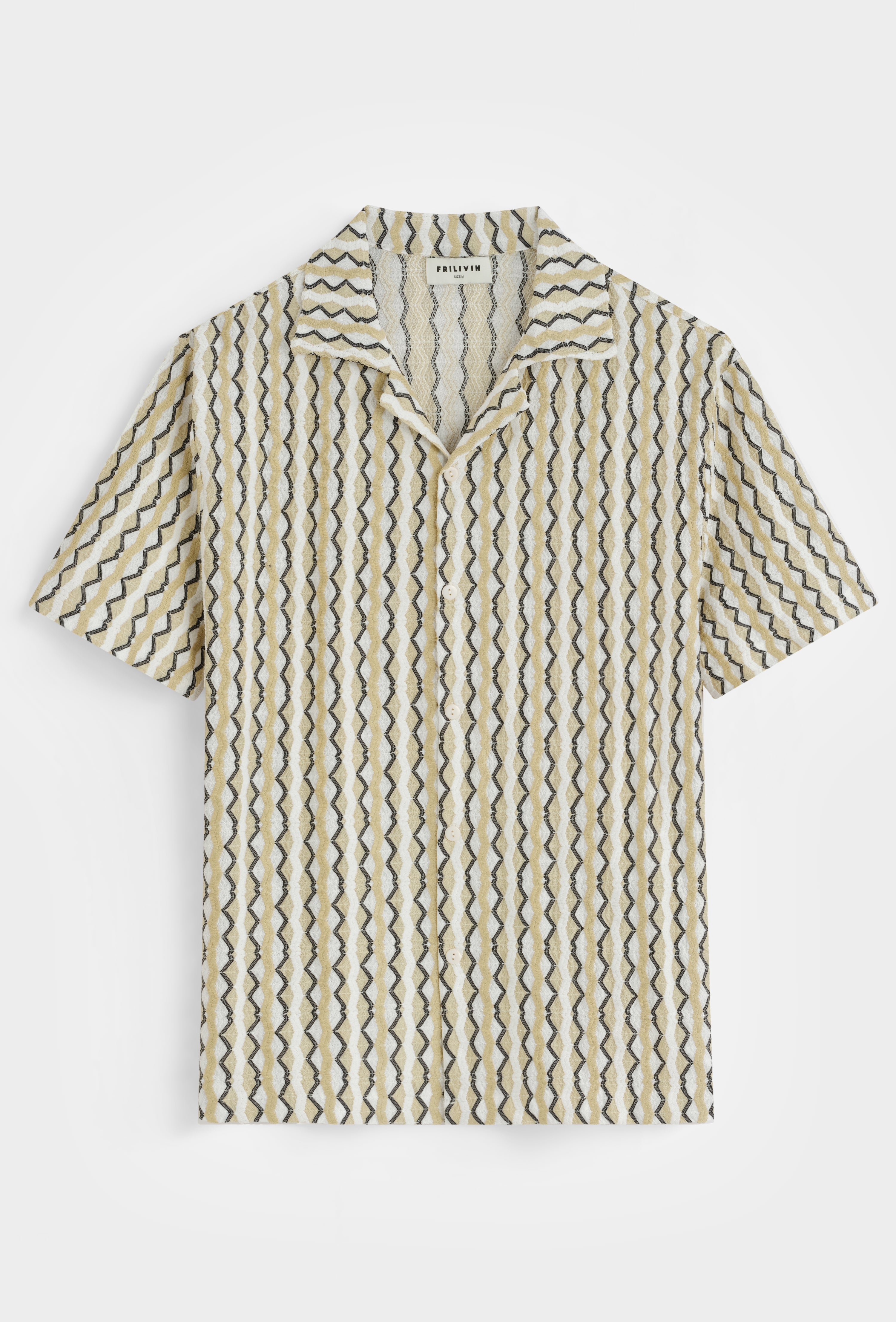 Chemise rayures ondulées