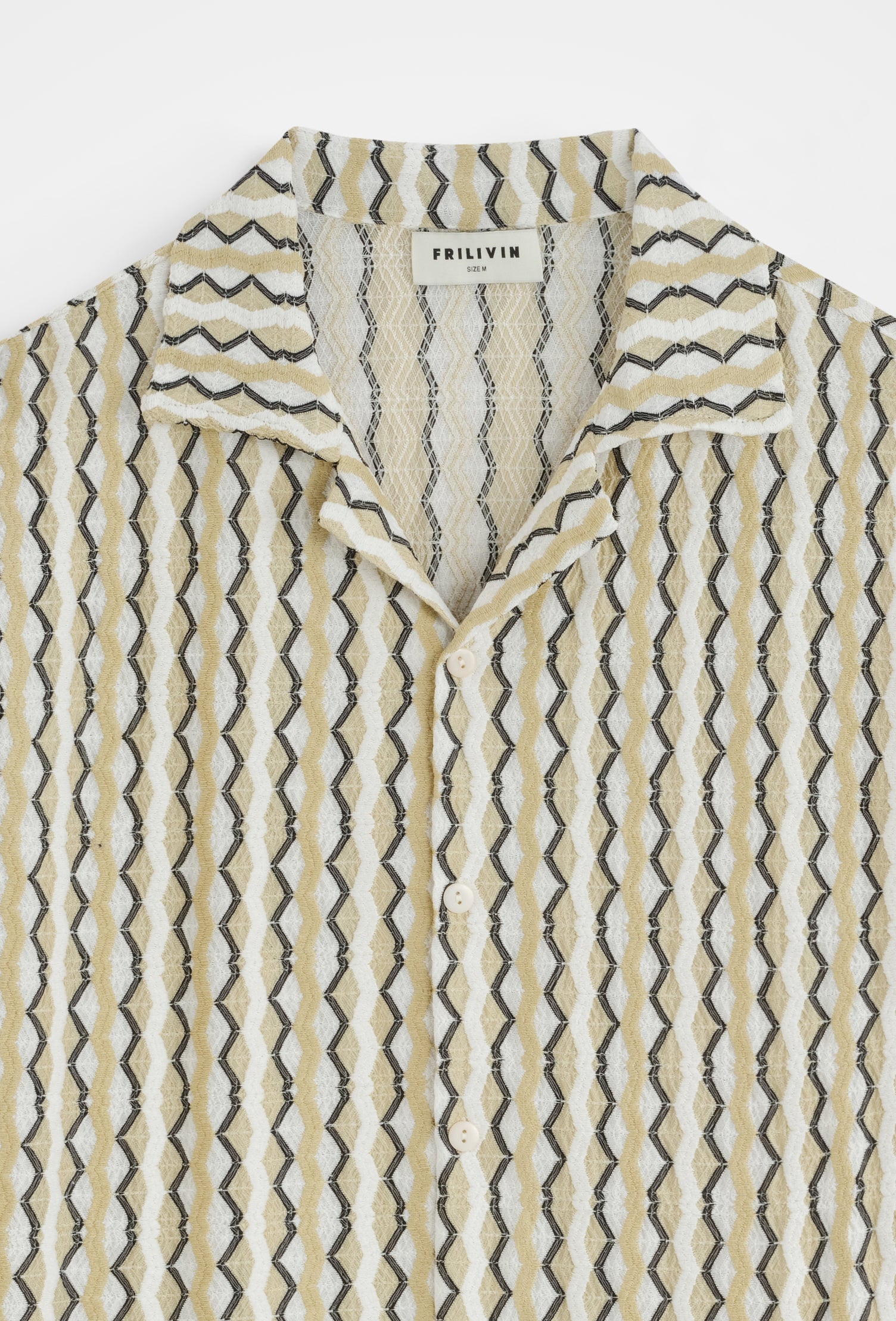 Chemise rayures ondulées