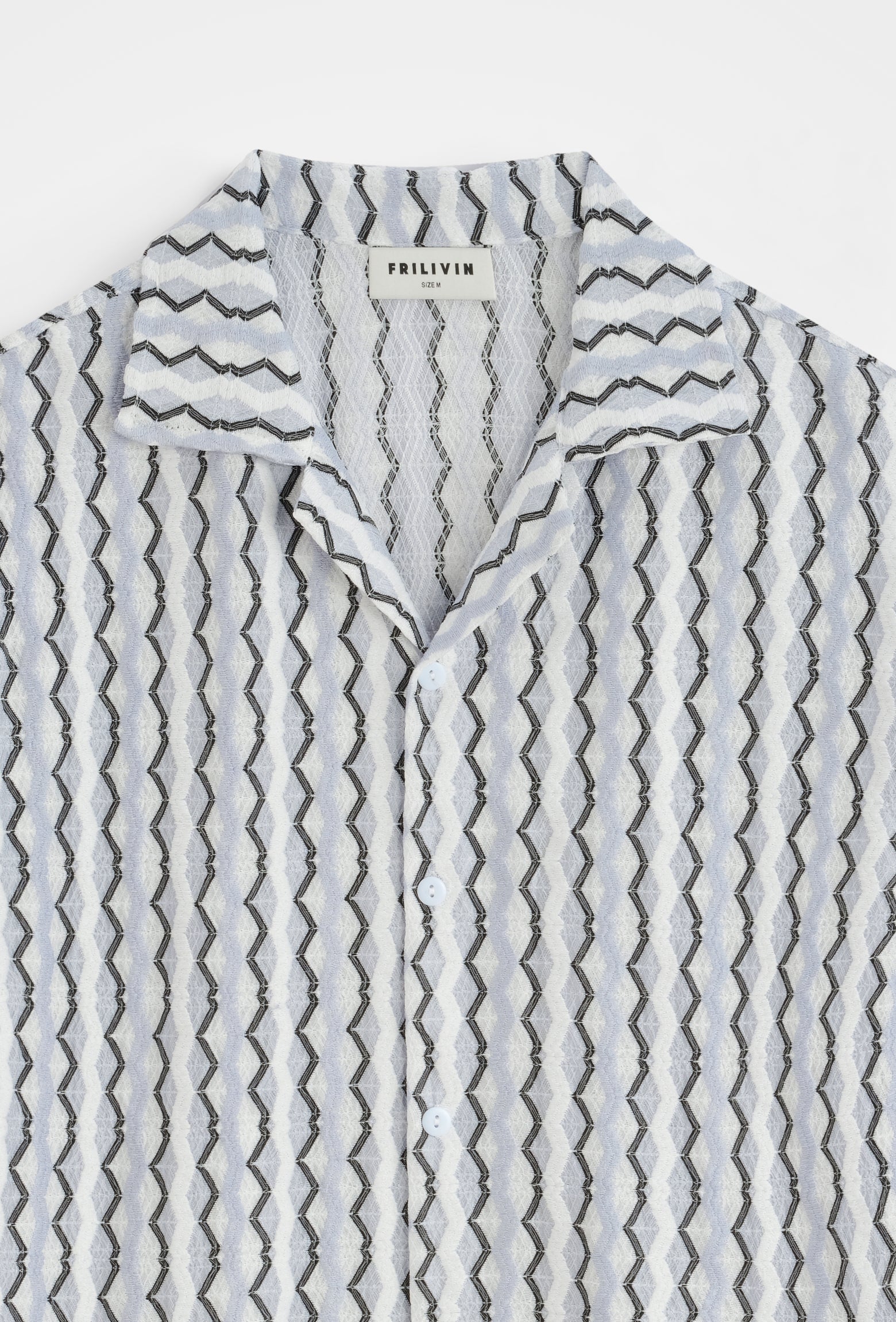 Chemise rayures ondulées