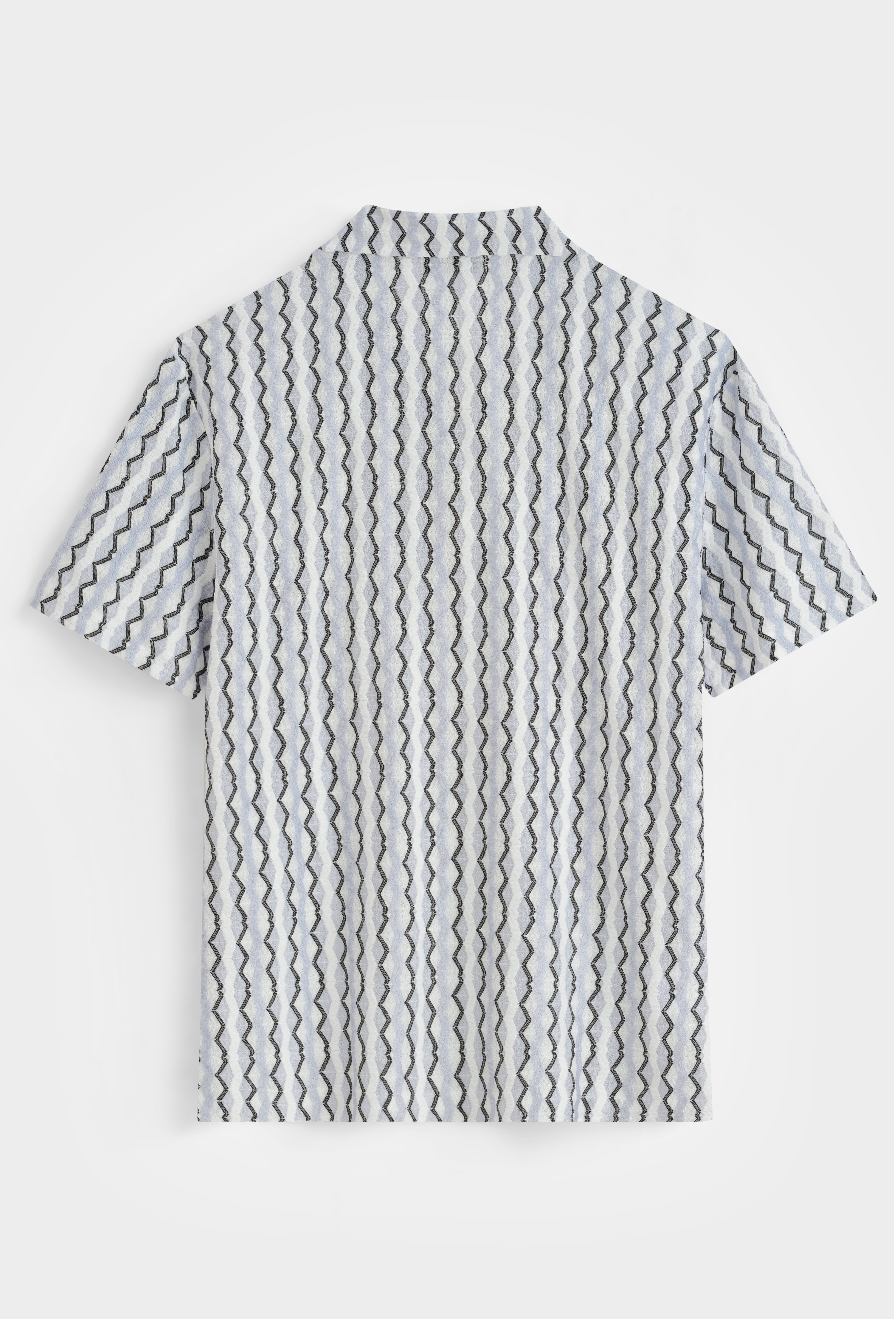 Chemise rayures ondulées