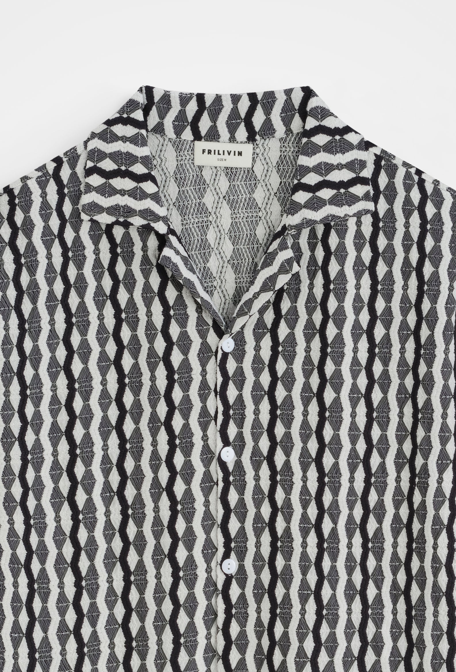 Chemise rayures ondulées
