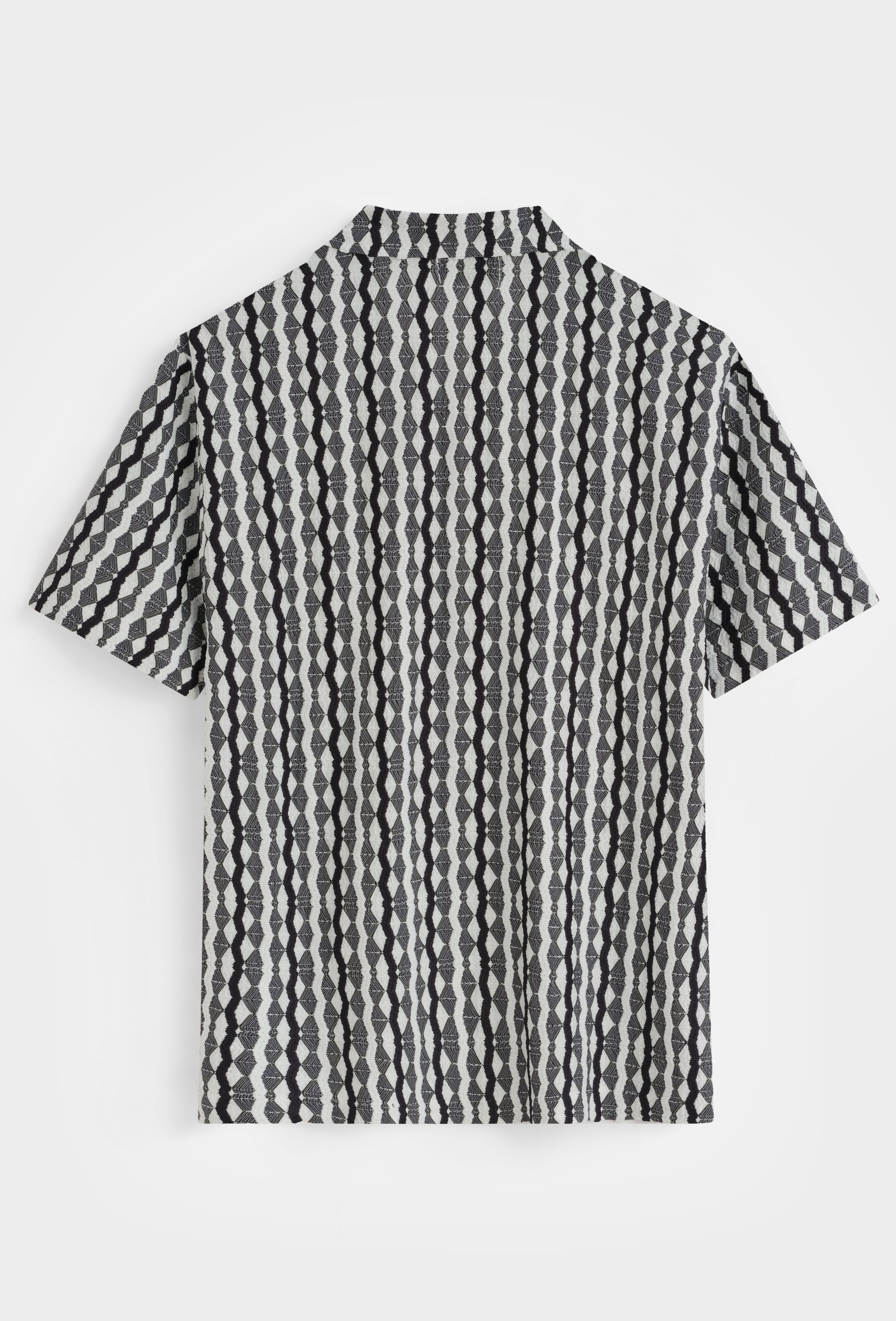 Chemise rayures ondulées