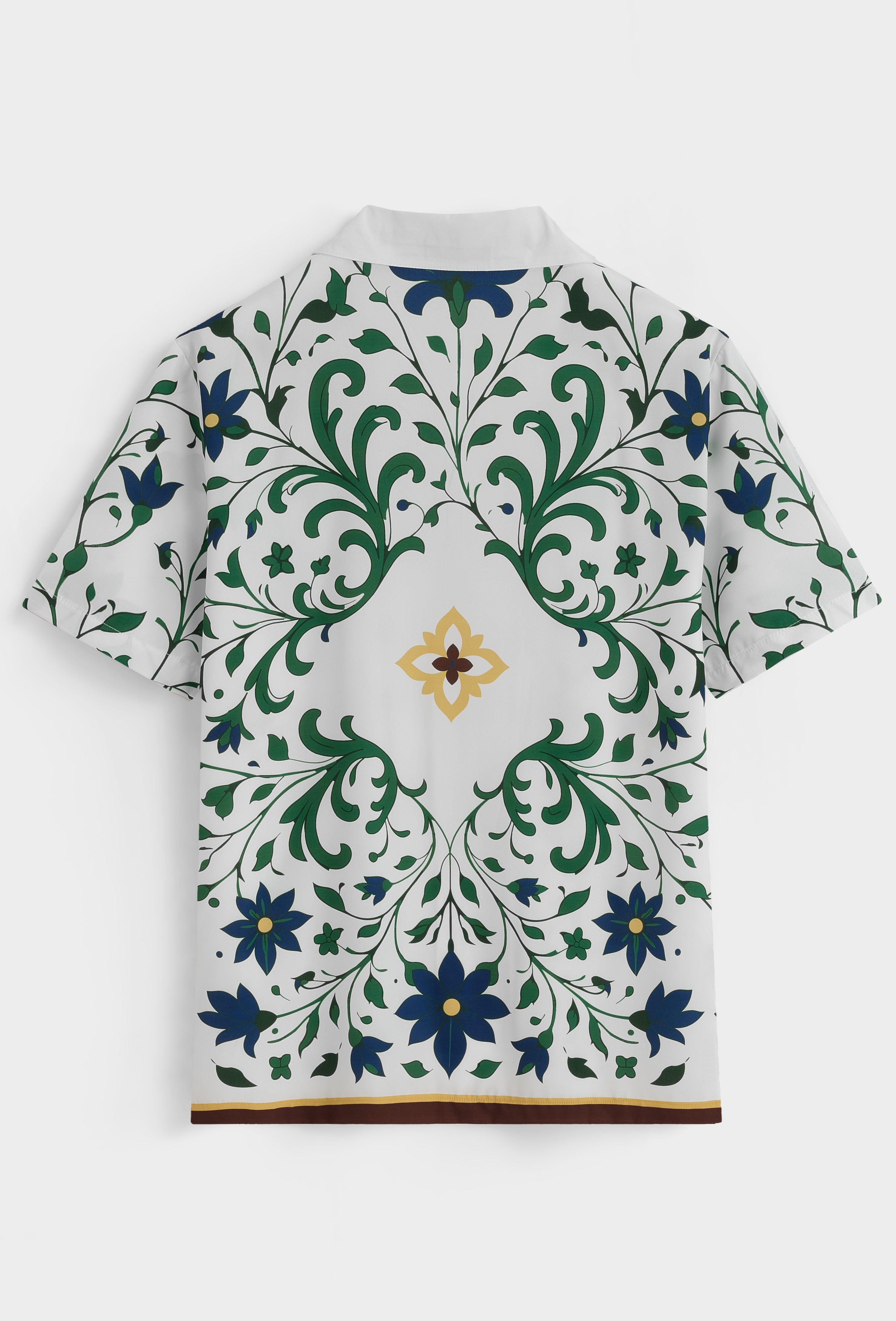 Chemise florale col cubain