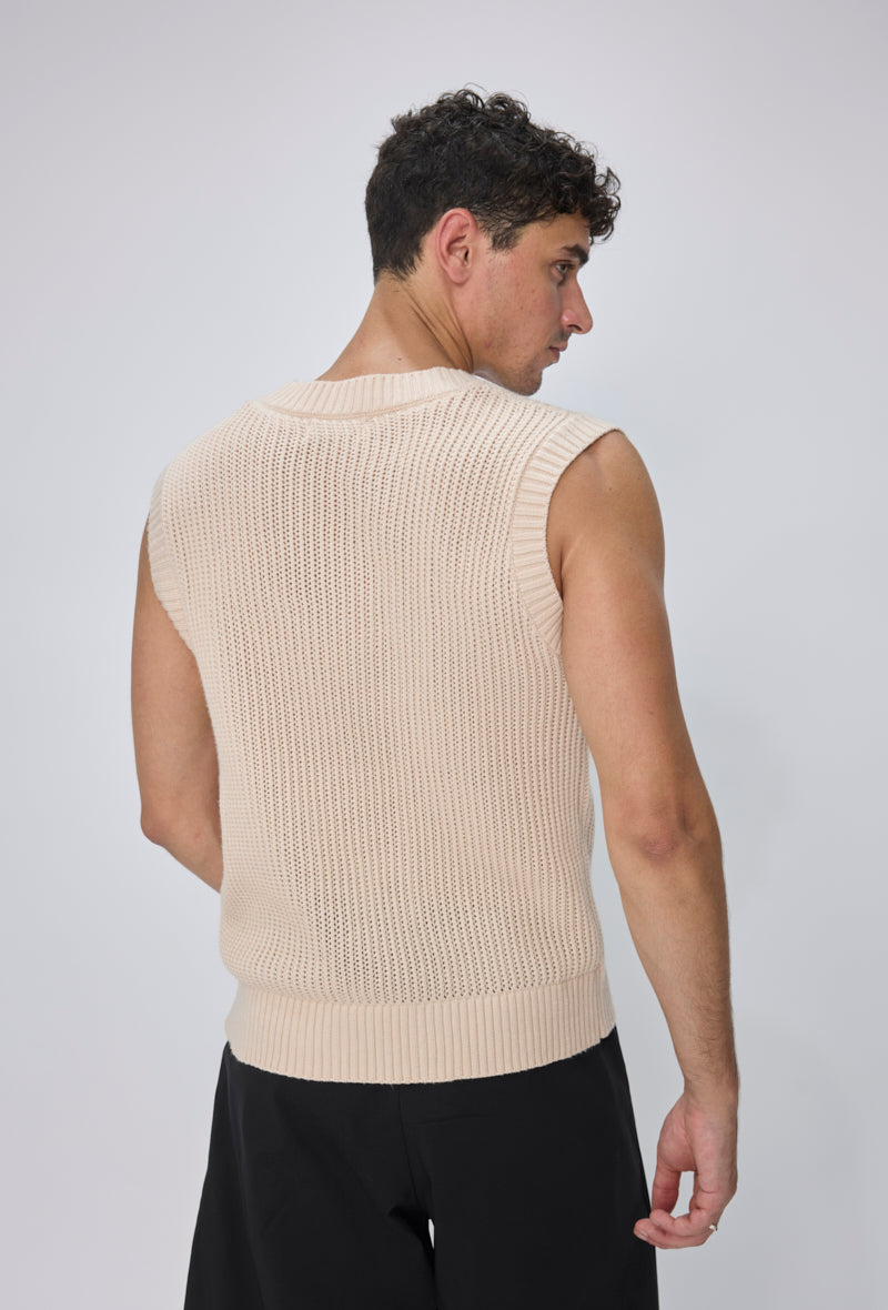 T-shirt débardeur en maille