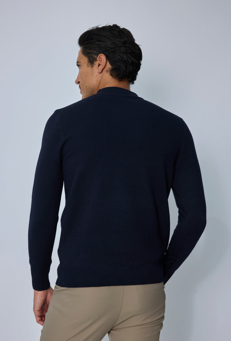 Pull col montant élégant