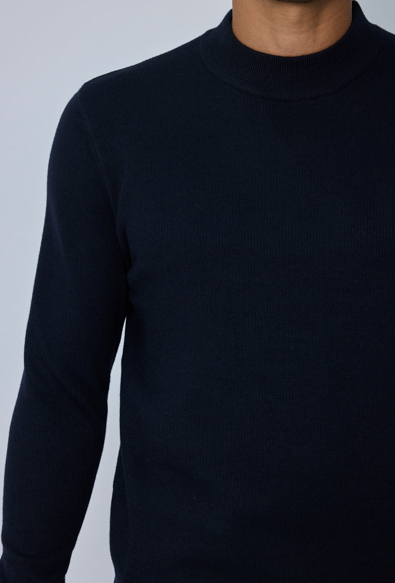 Pull col montant élégant