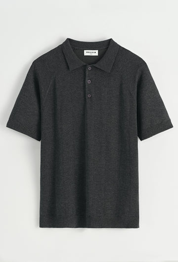 Polo uni manches courtes