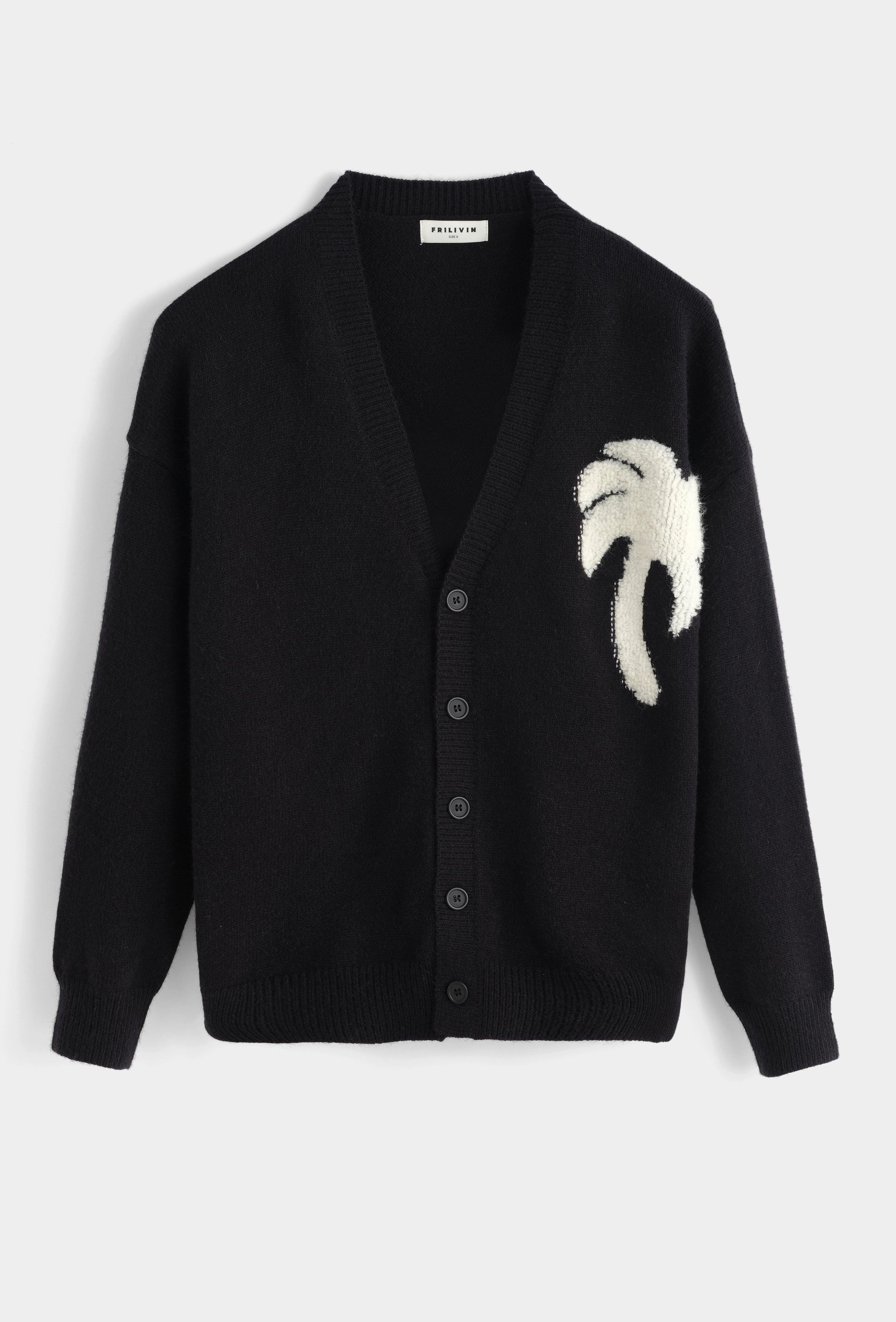 Pull homme avec fermeture boutonnée