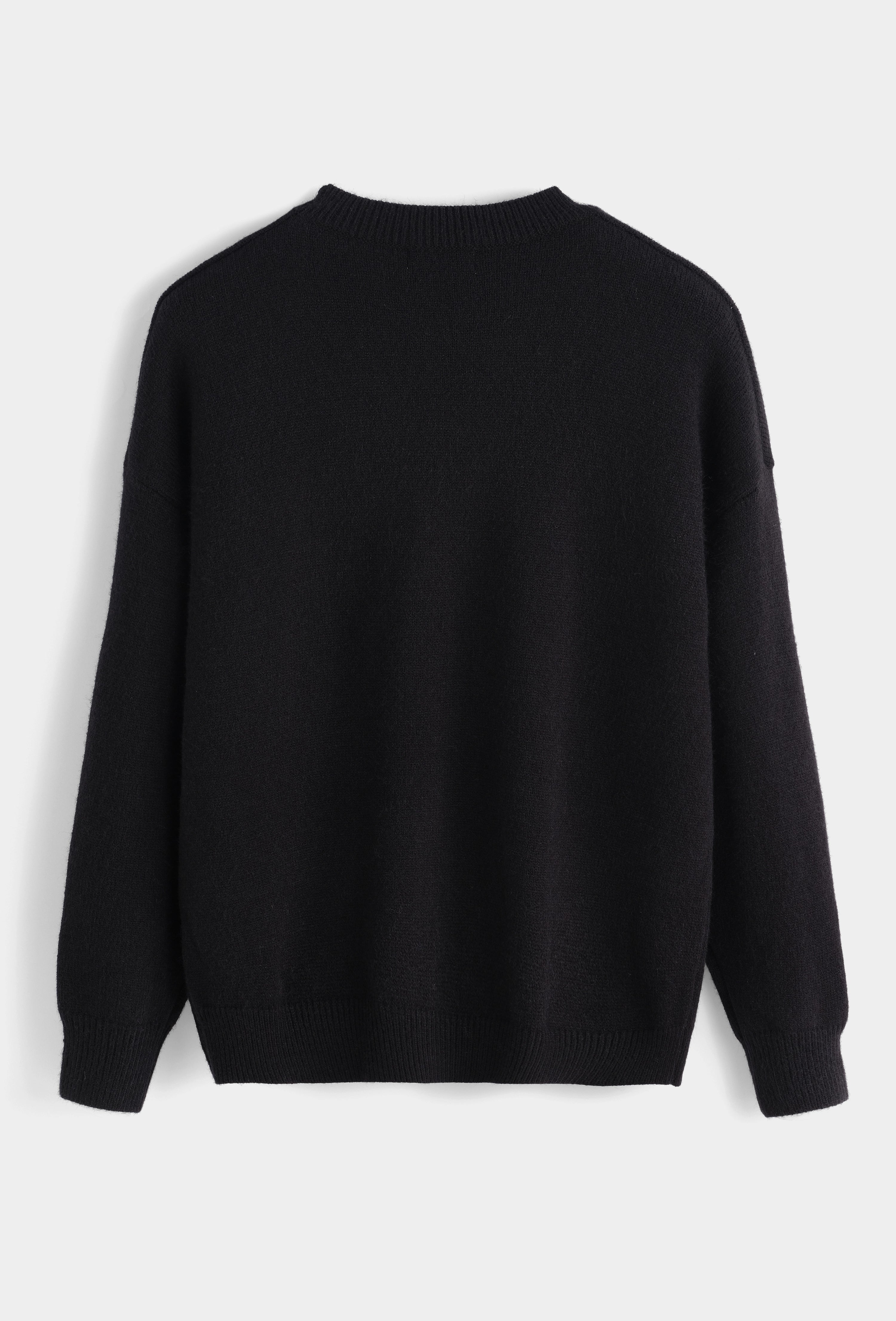 Pull homme avec fermeture boutonnée