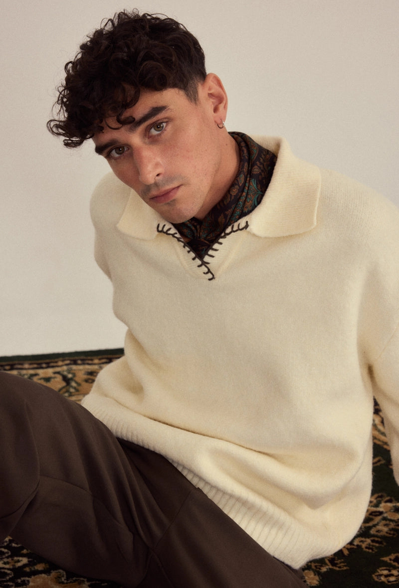 Pull tendance à manches longues