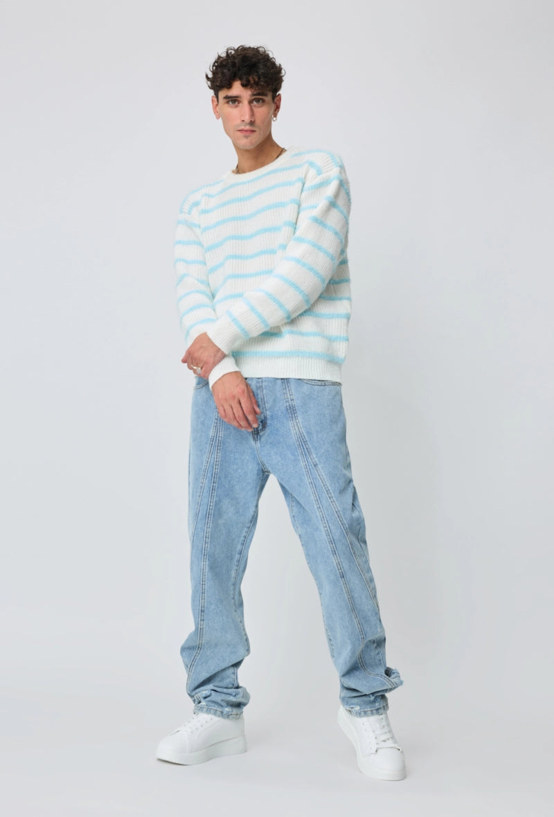 Pull à rayures