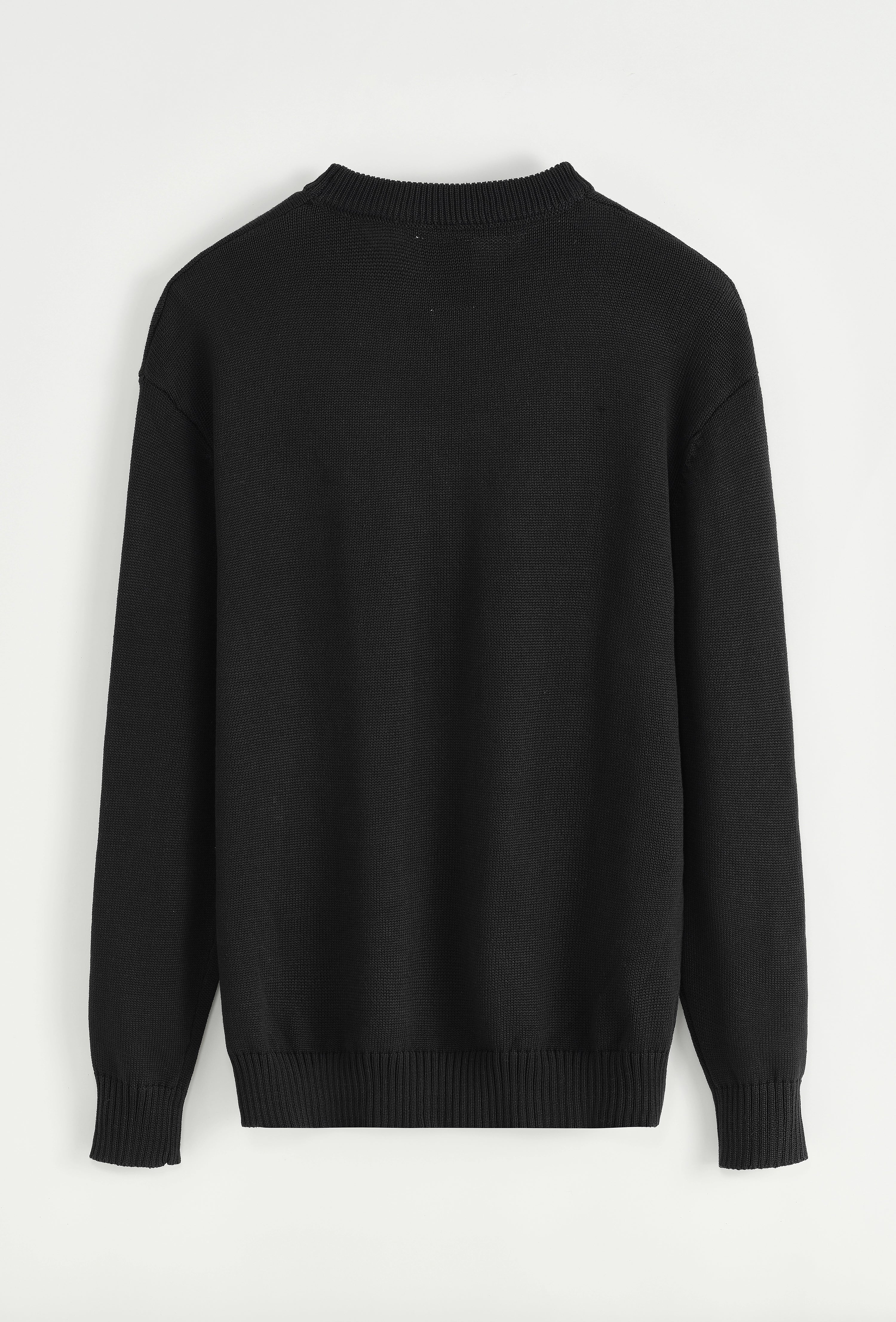 Pull à motif double cœur