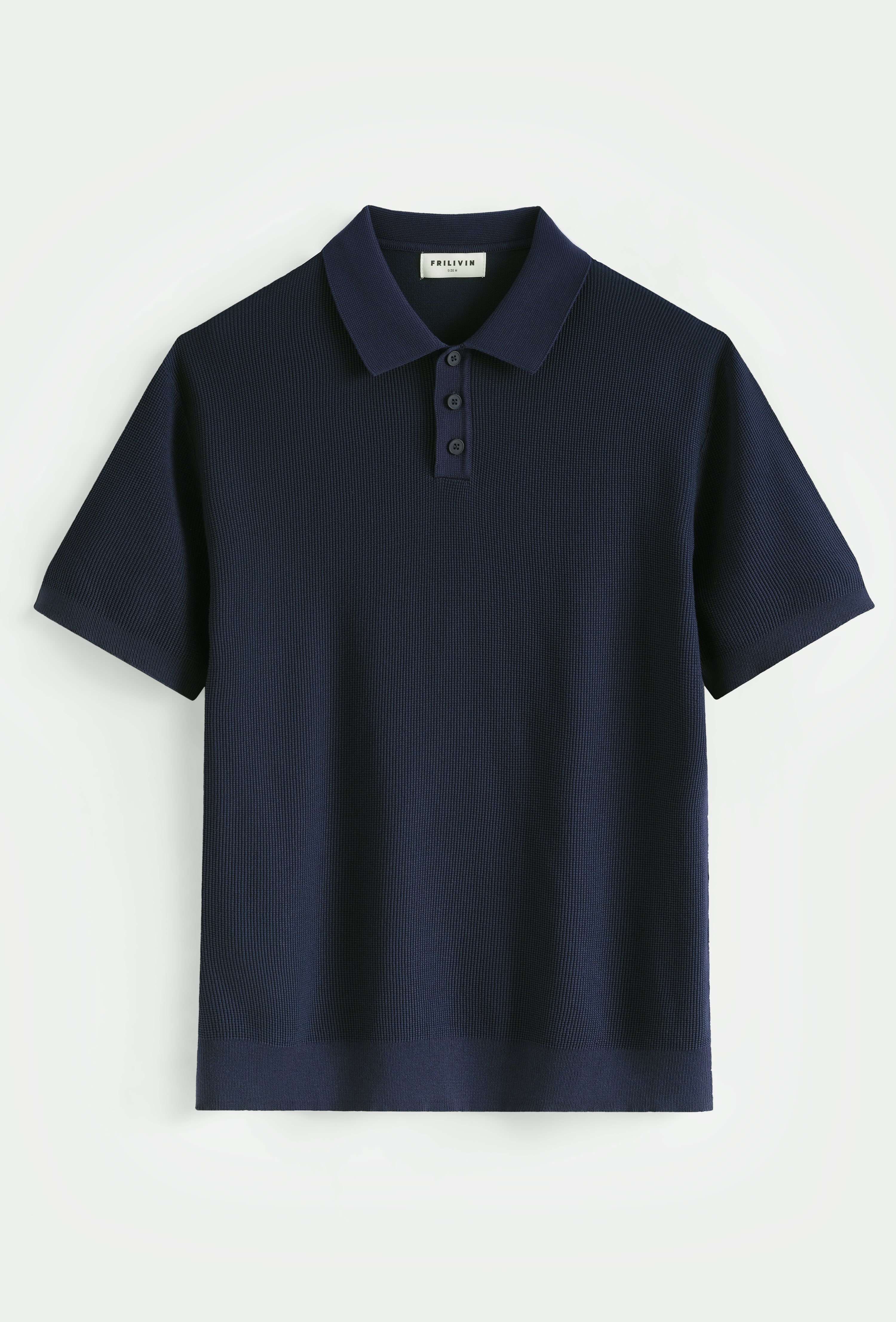 Polo tricoté col classique