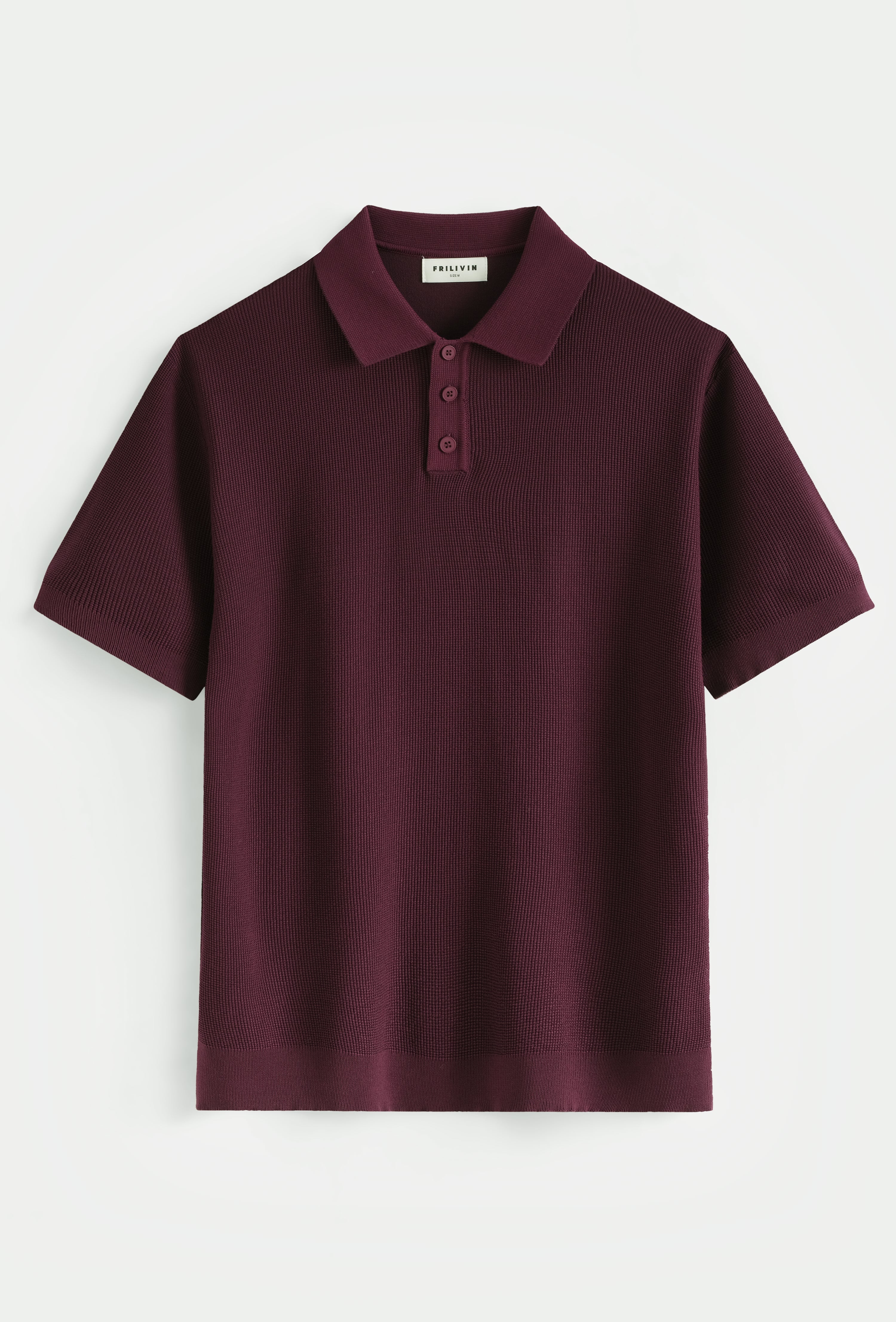 Polo tricoté col classique