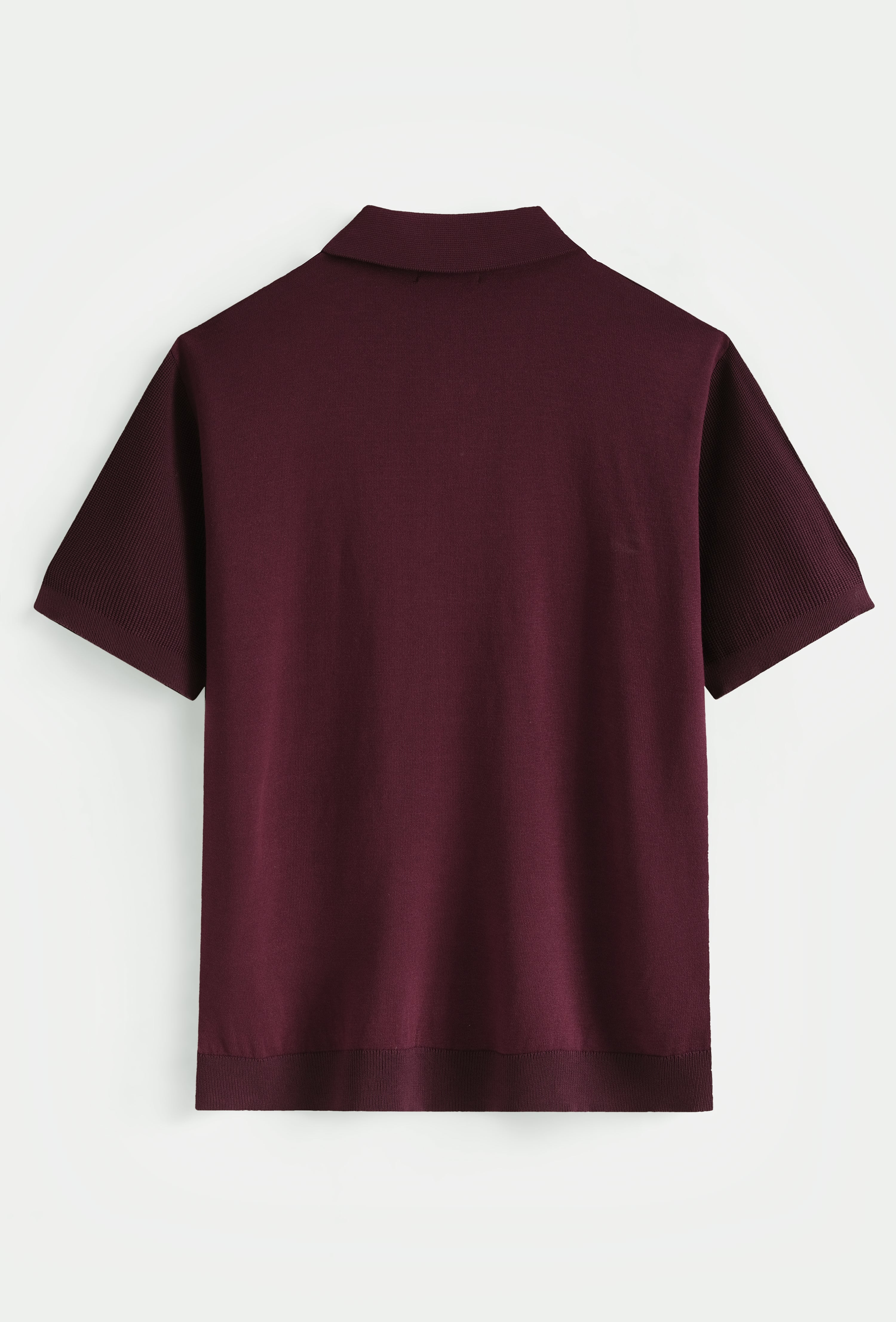 Polo tricoté col classique