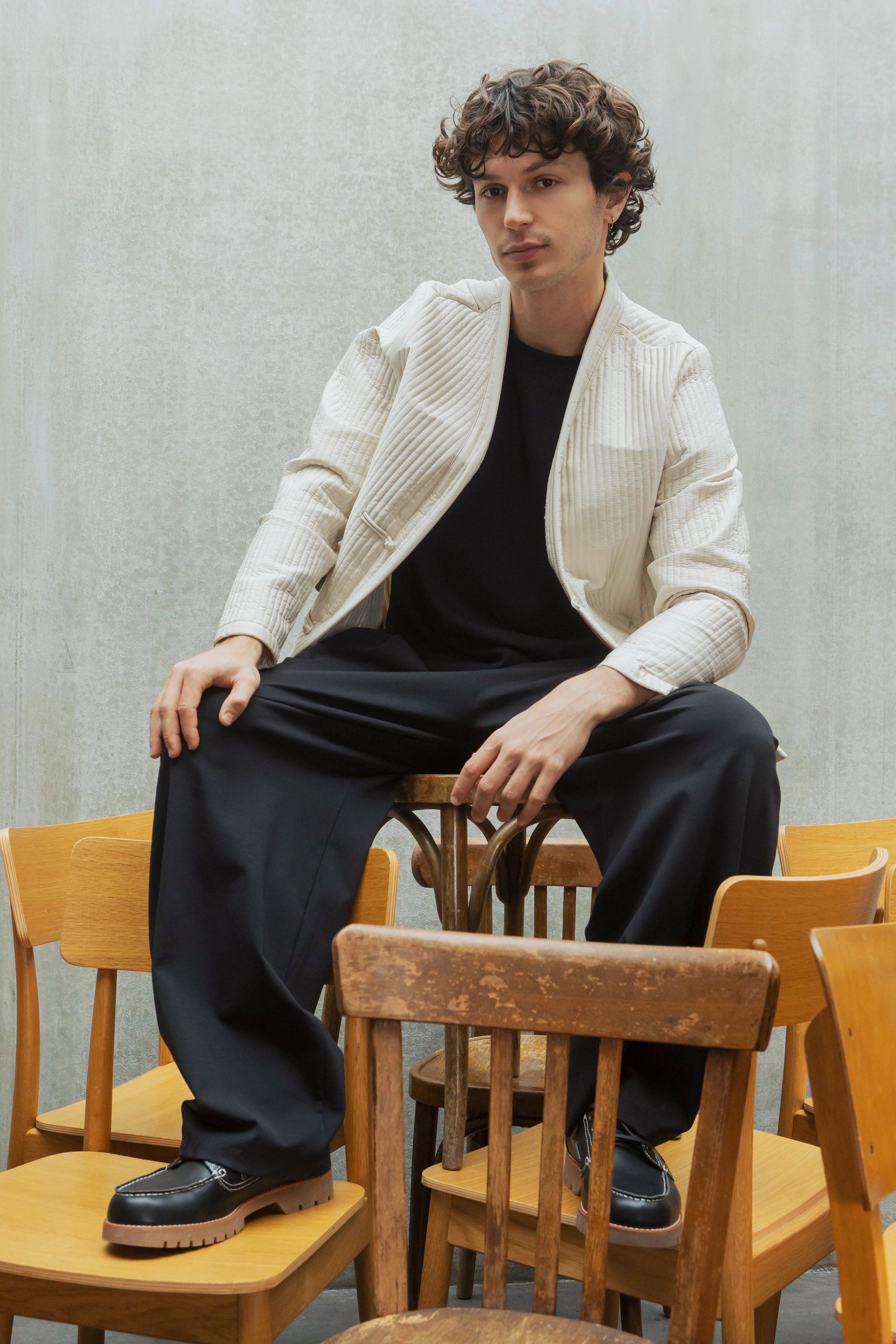 Veste matelassée à manches longues