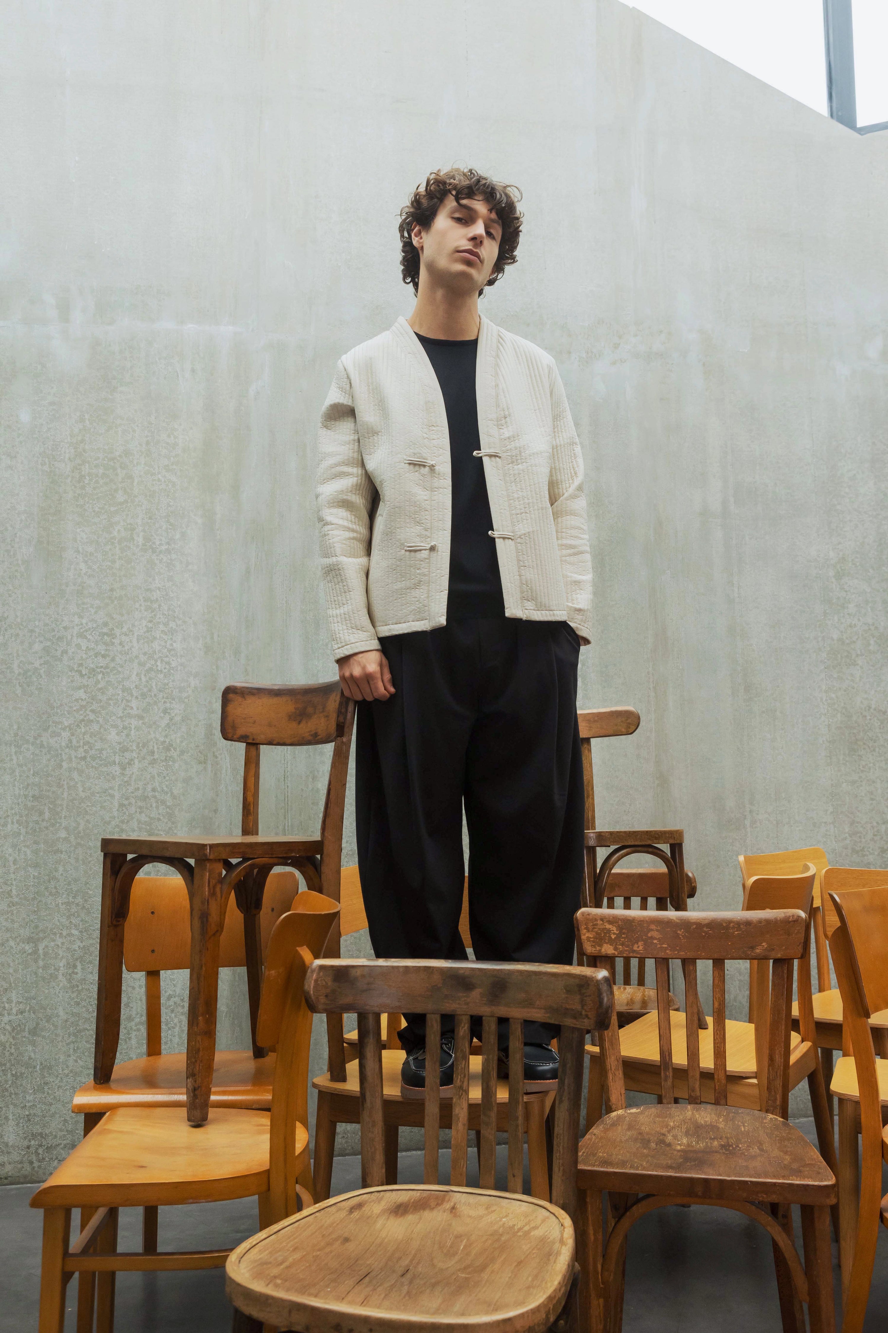 Veste matelassée à manches longues