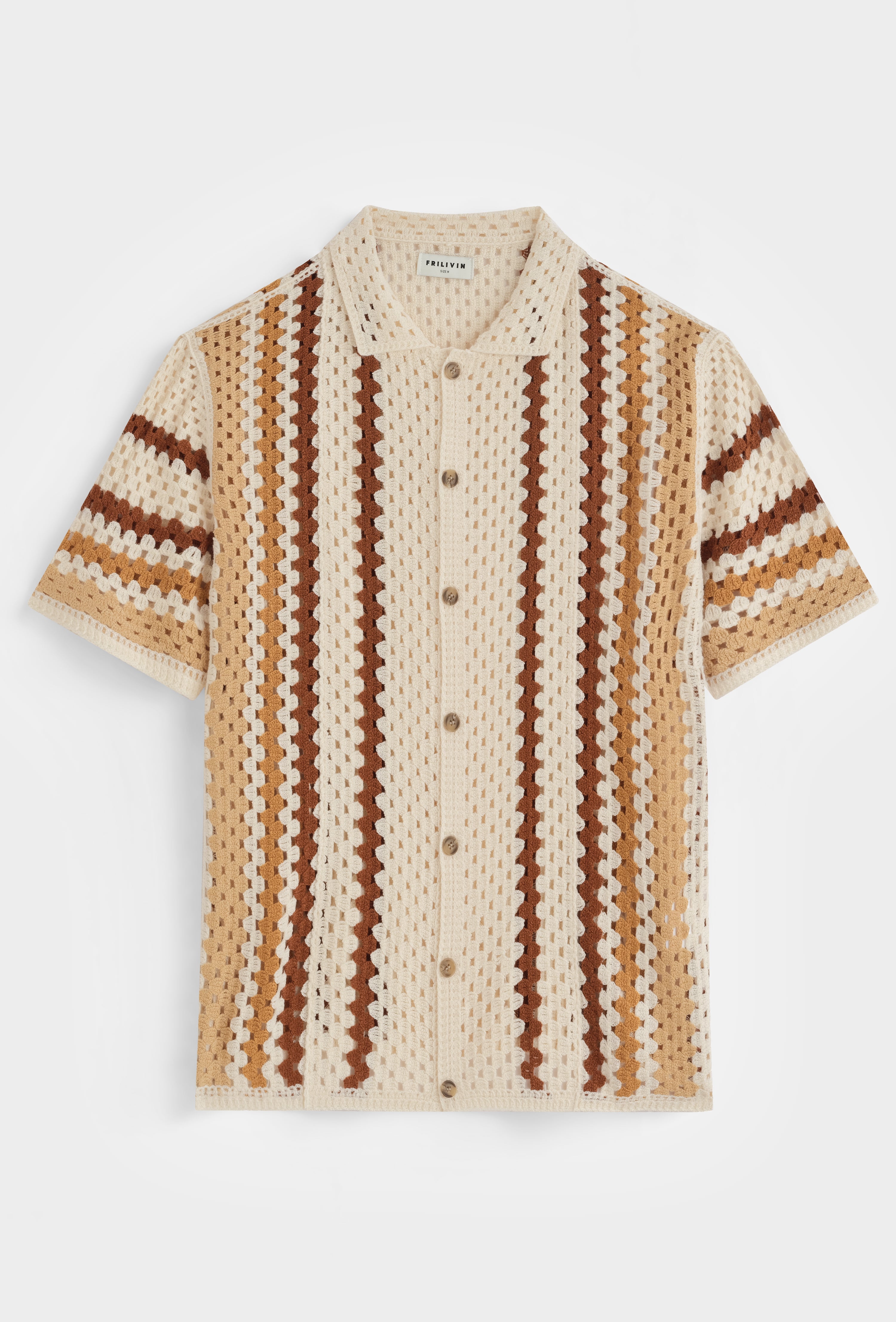 Chemise tricot rayures verticales