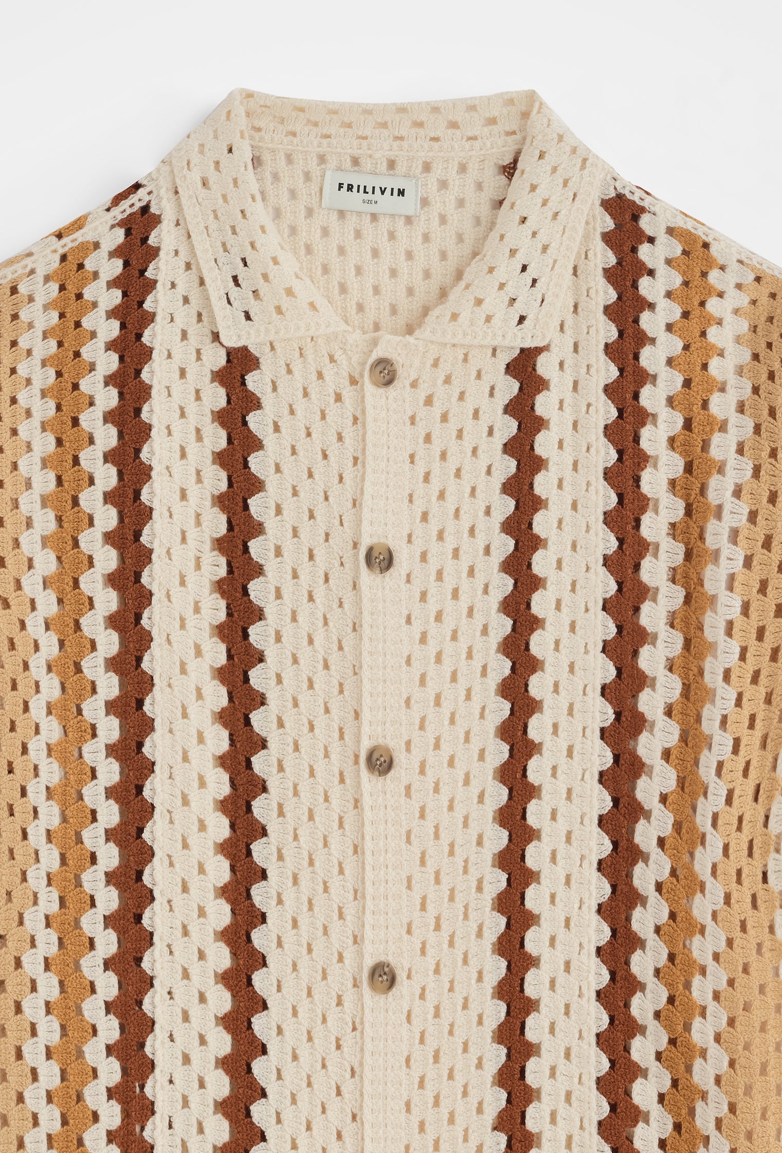 Chemise tricot rayures verticales