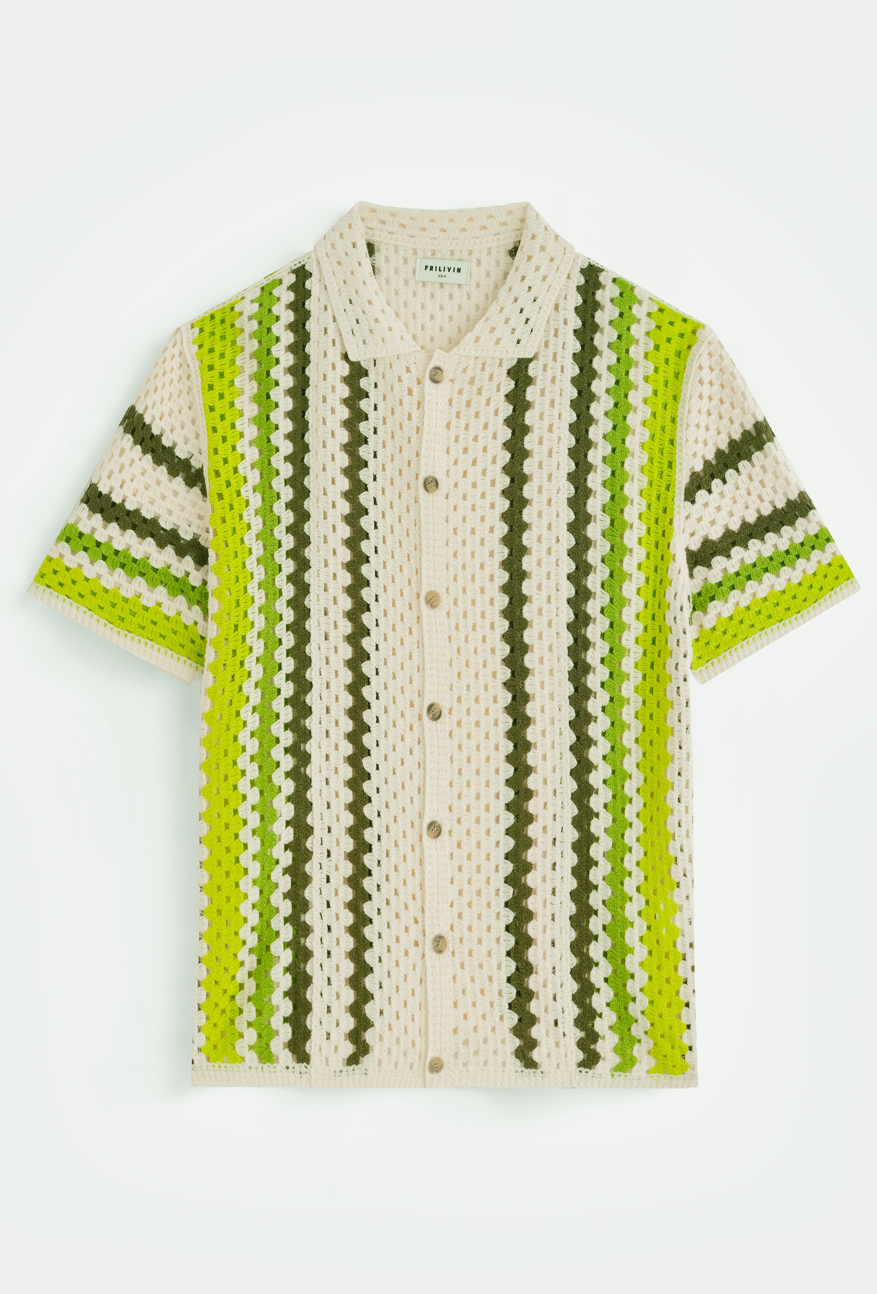 Chemise tricot rayures verticales