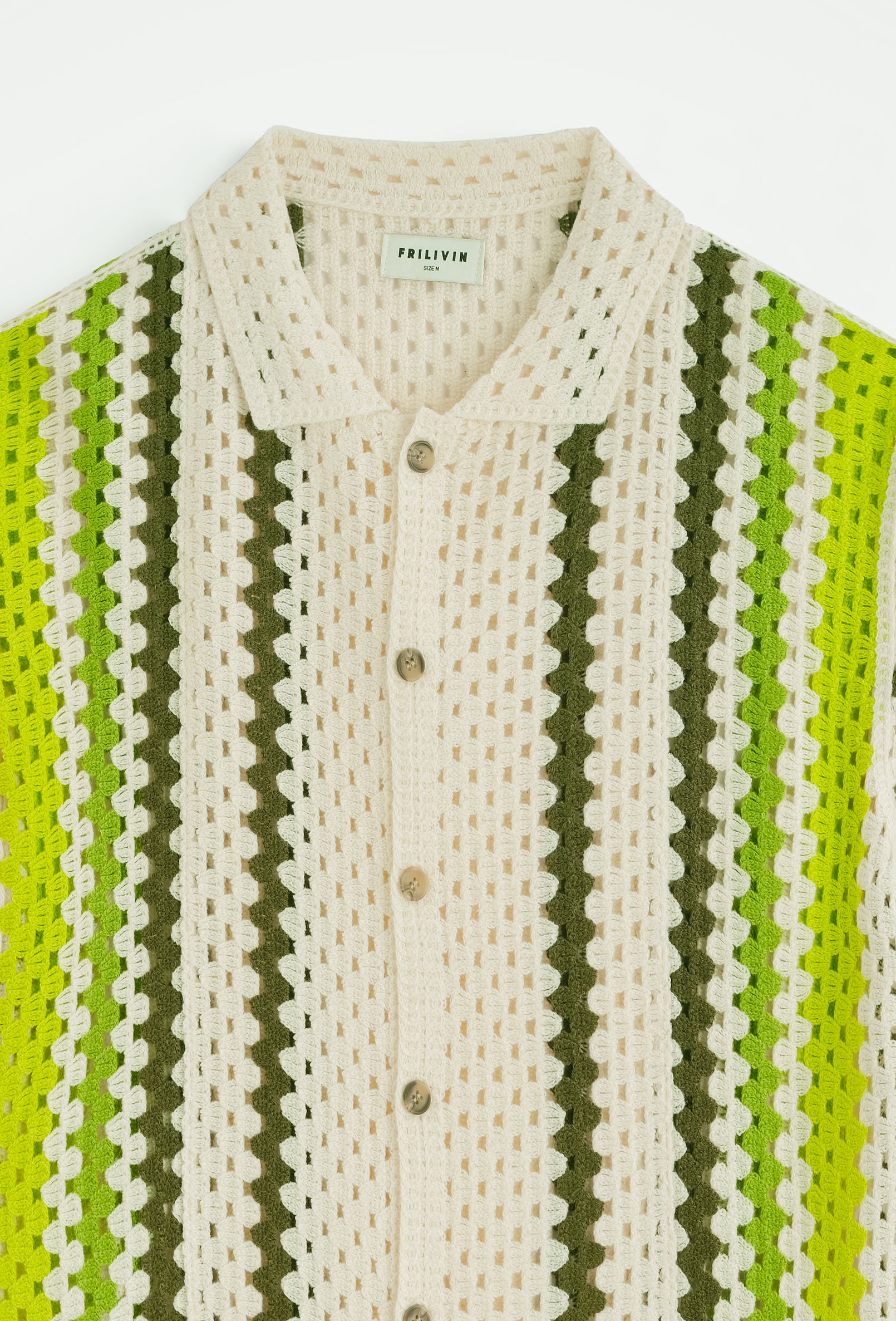 Chemise tricot rayures verticales