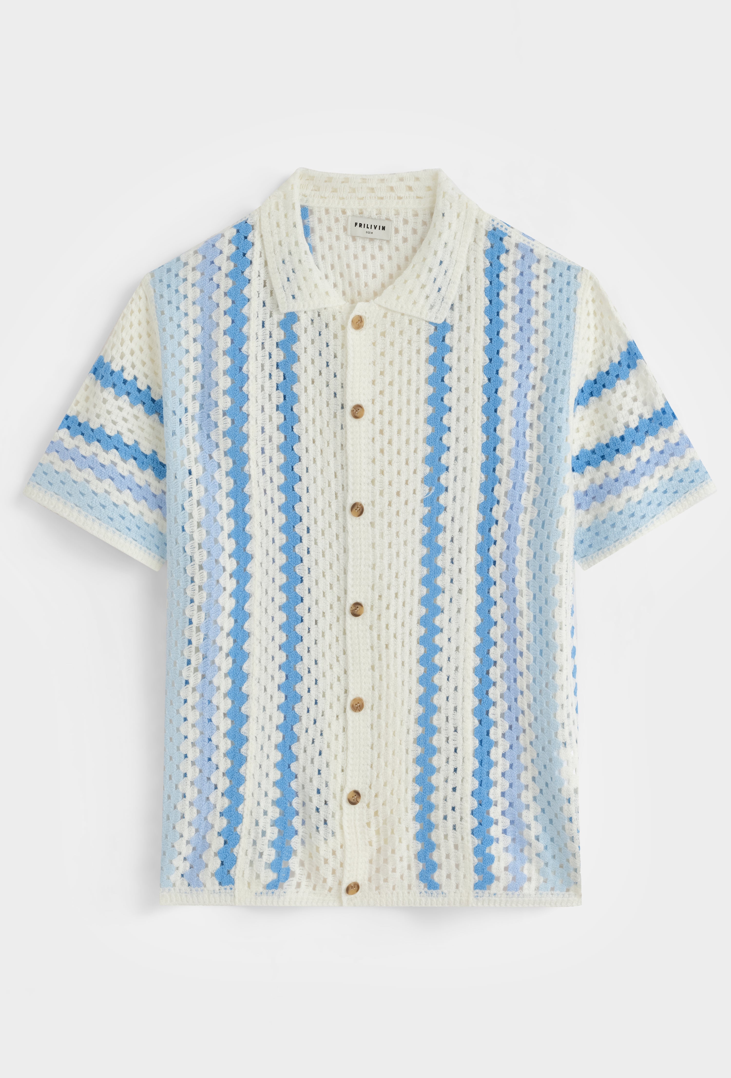 Chemise tricot rayures verticales