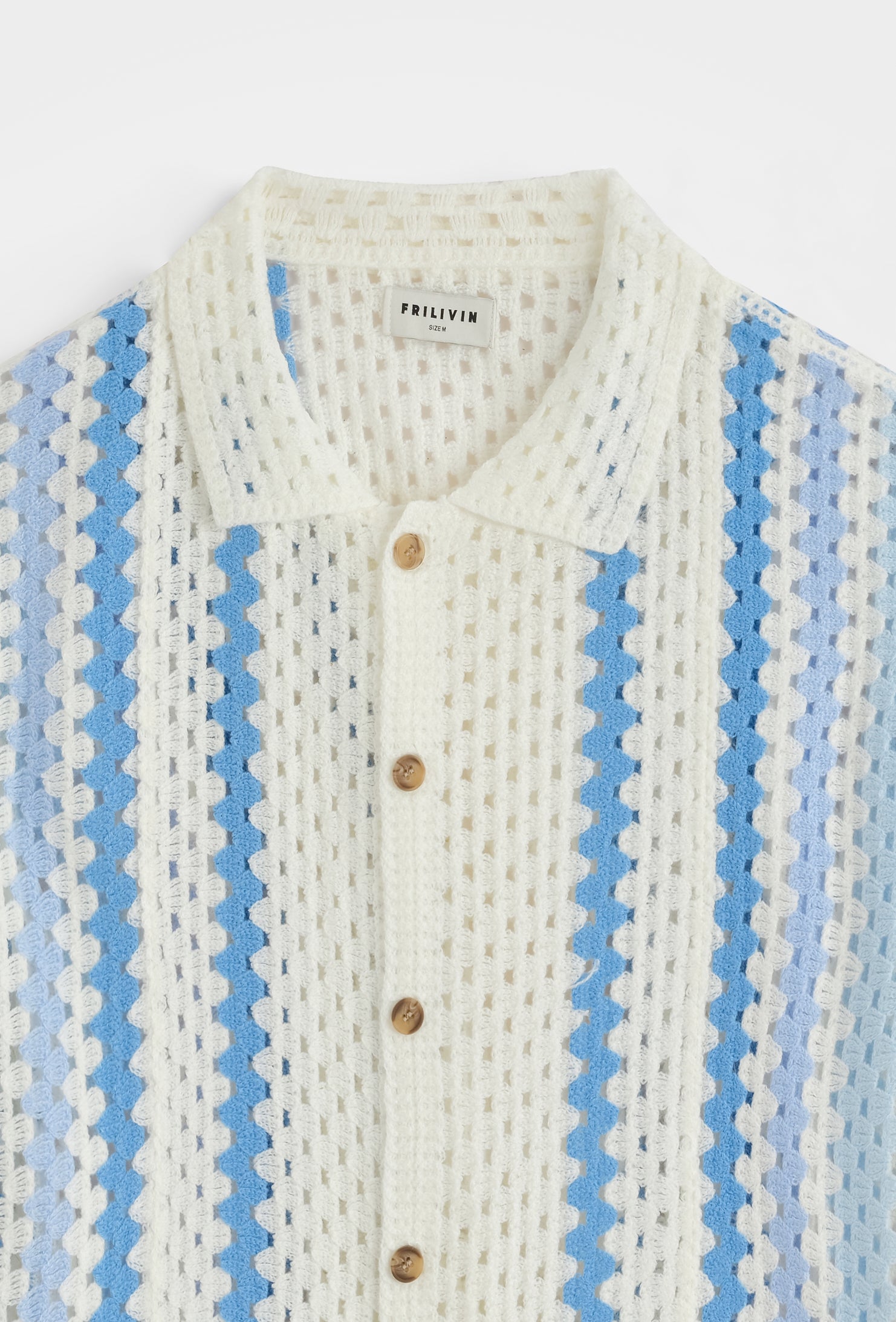 Chemise tricot rayures verticales
