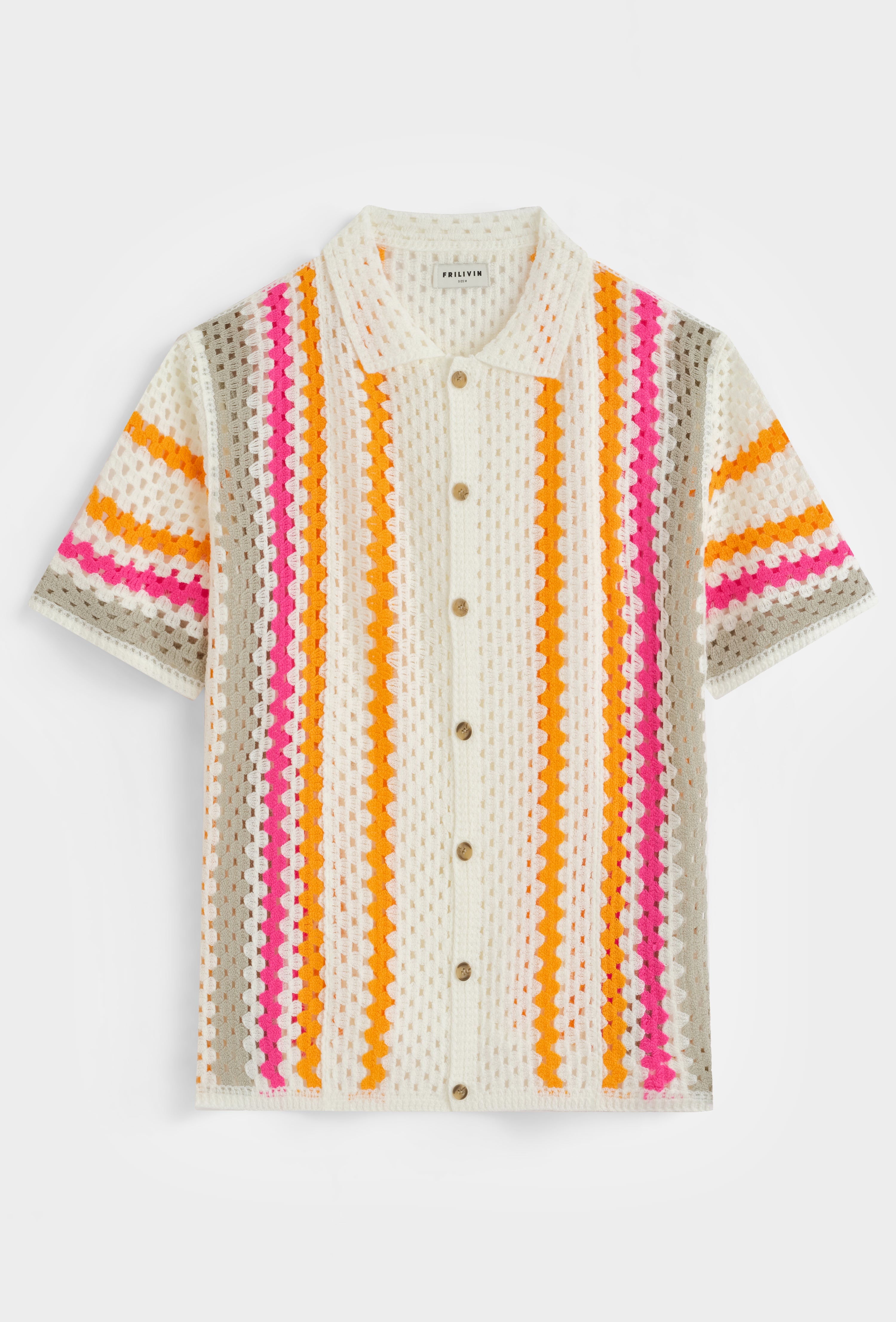 Chemise tricot rayures verticales