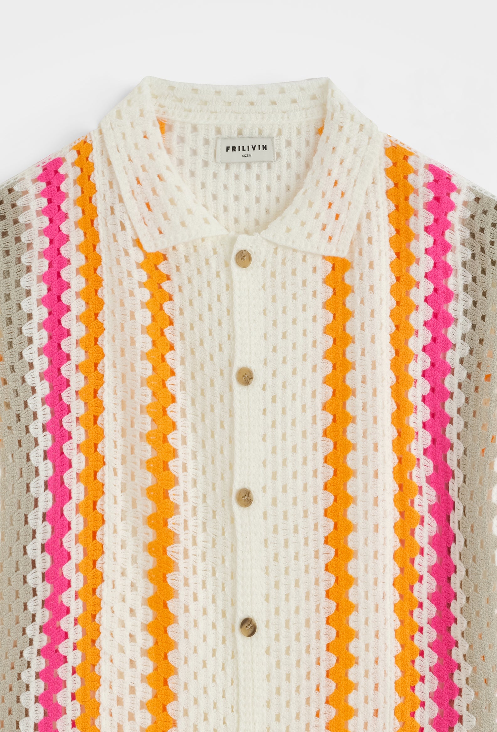 Chemise tricot rayures verticales