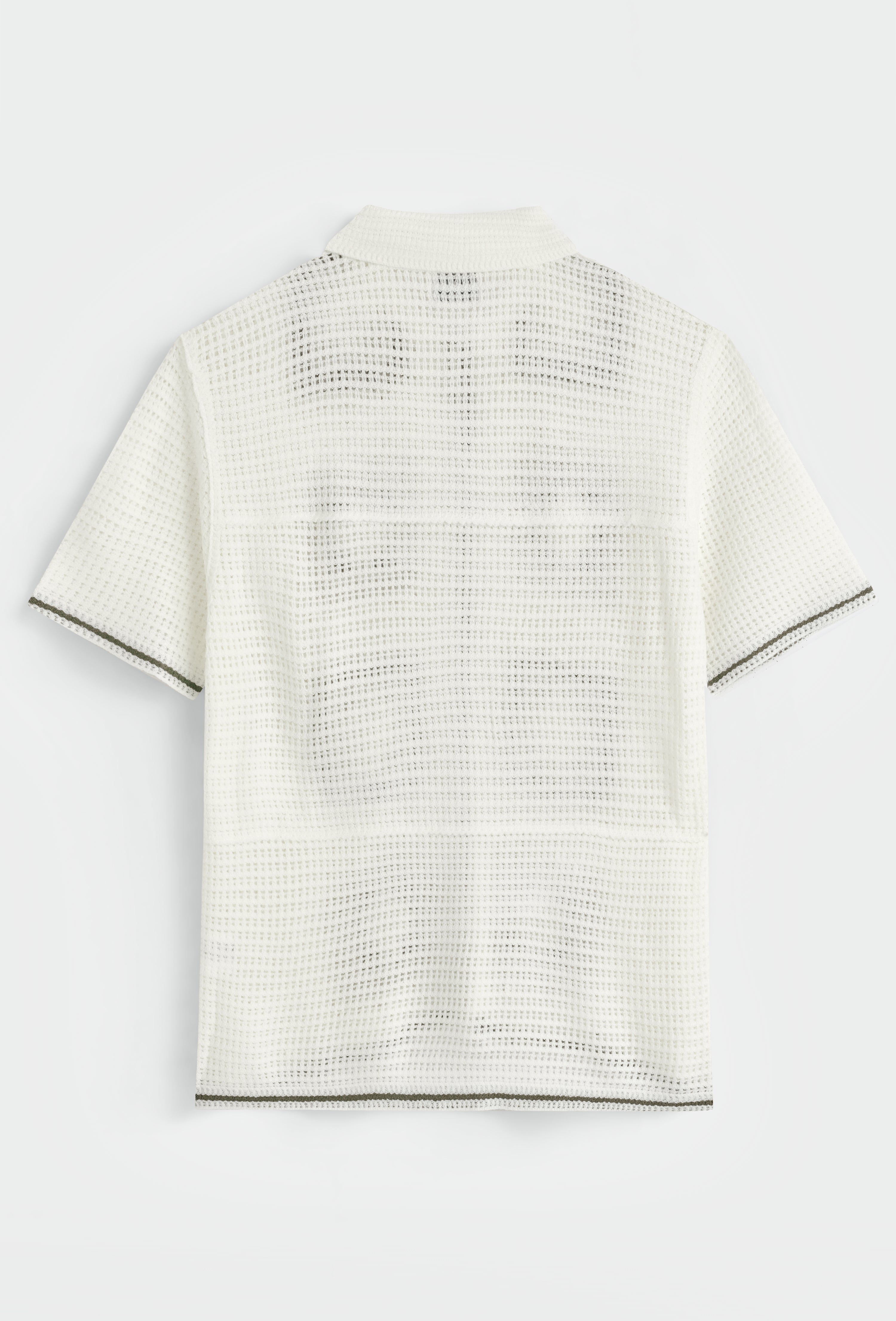 Chemise crochet col polo