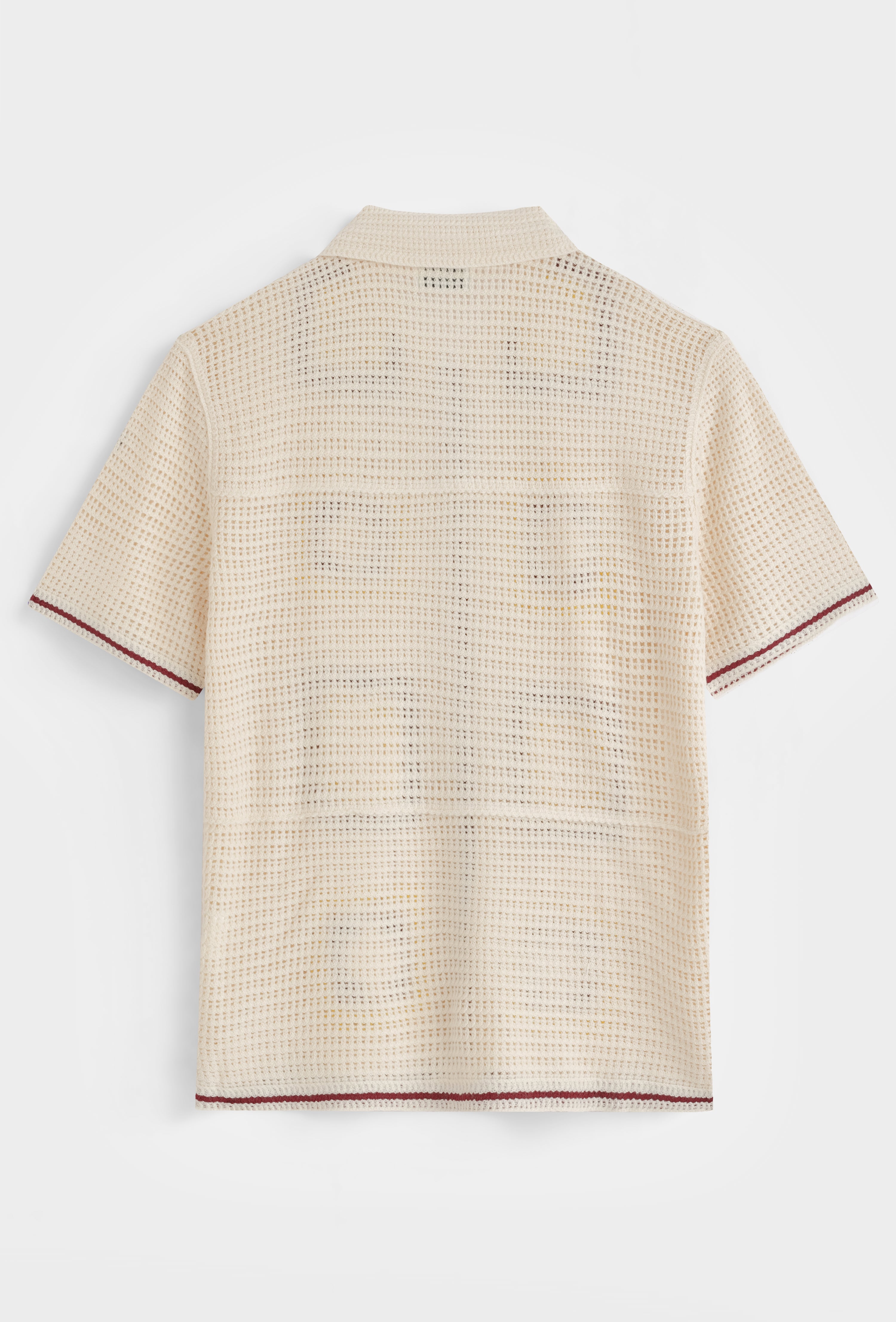 Chemise crochet col polo