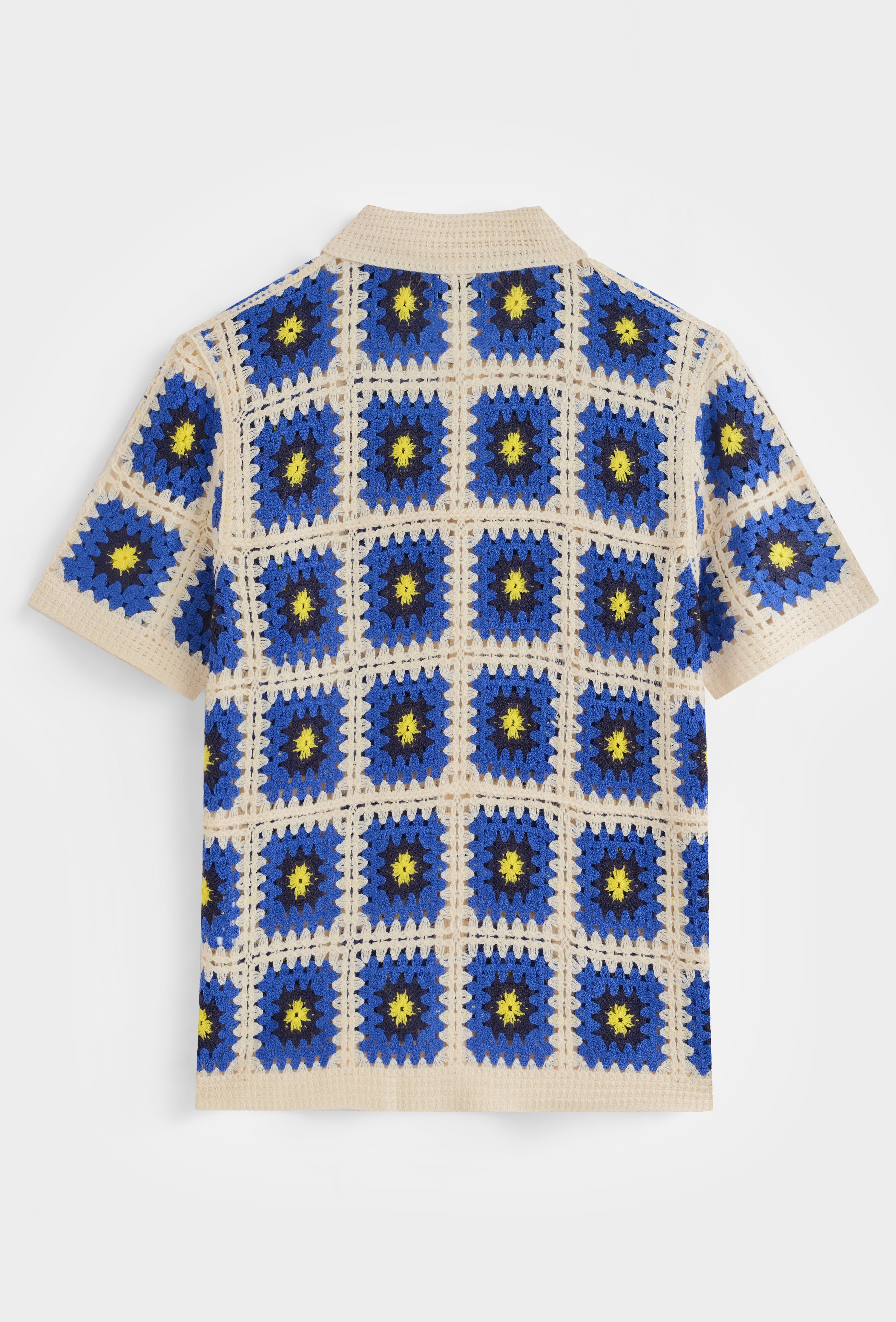 Chemise crochet col polo