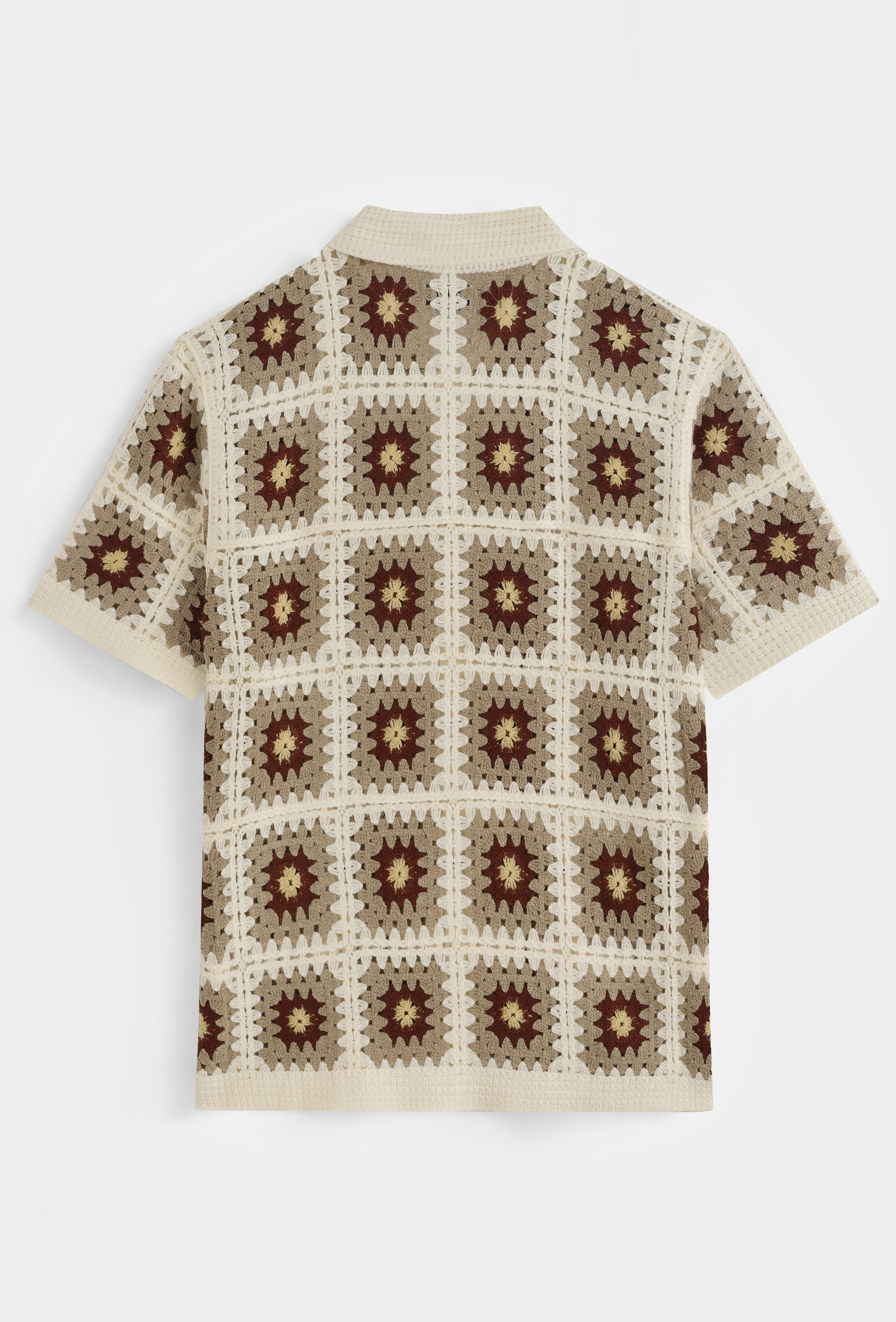 Chemise crochet col polo