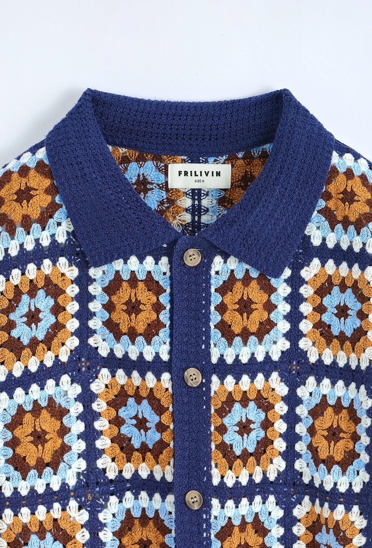 Chemise à motif crochet