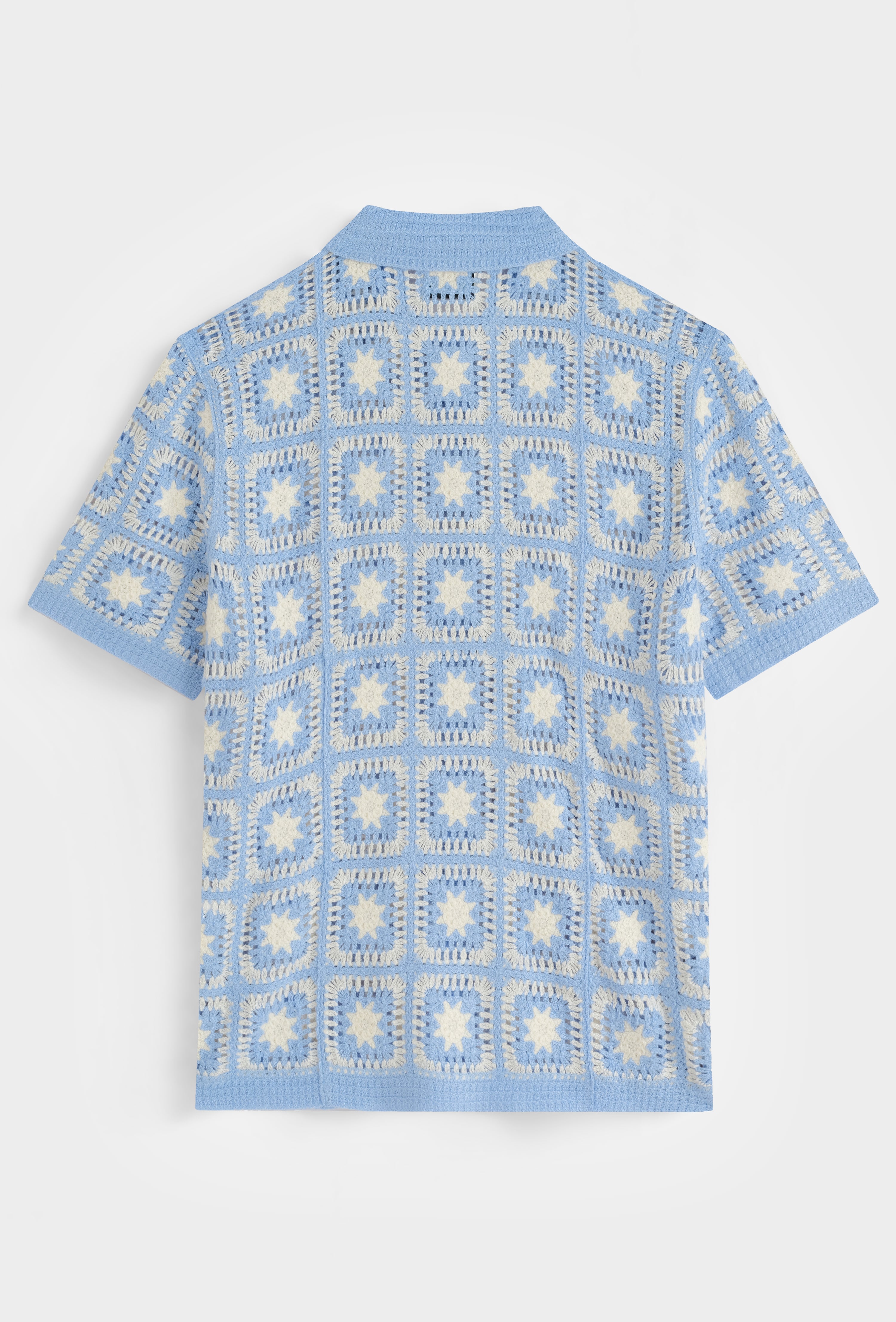 Chemise crochet col polo