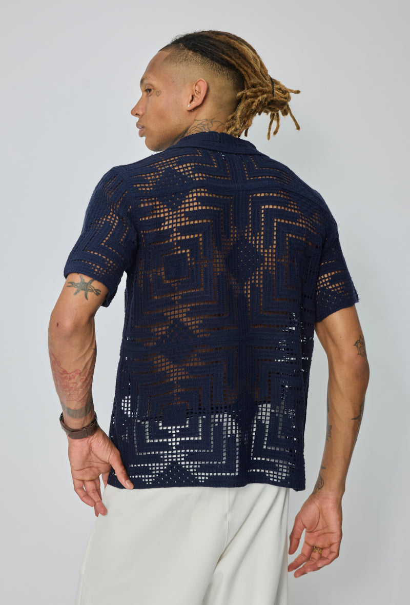Chemise ajourée