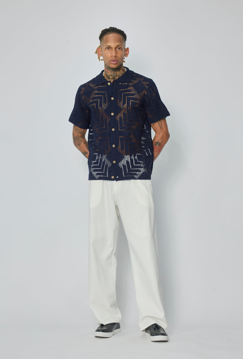Chemise ajourée