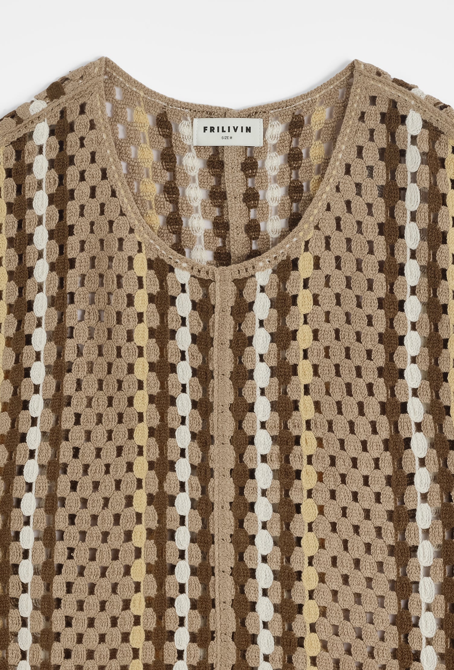 Chemise crochet sans manches