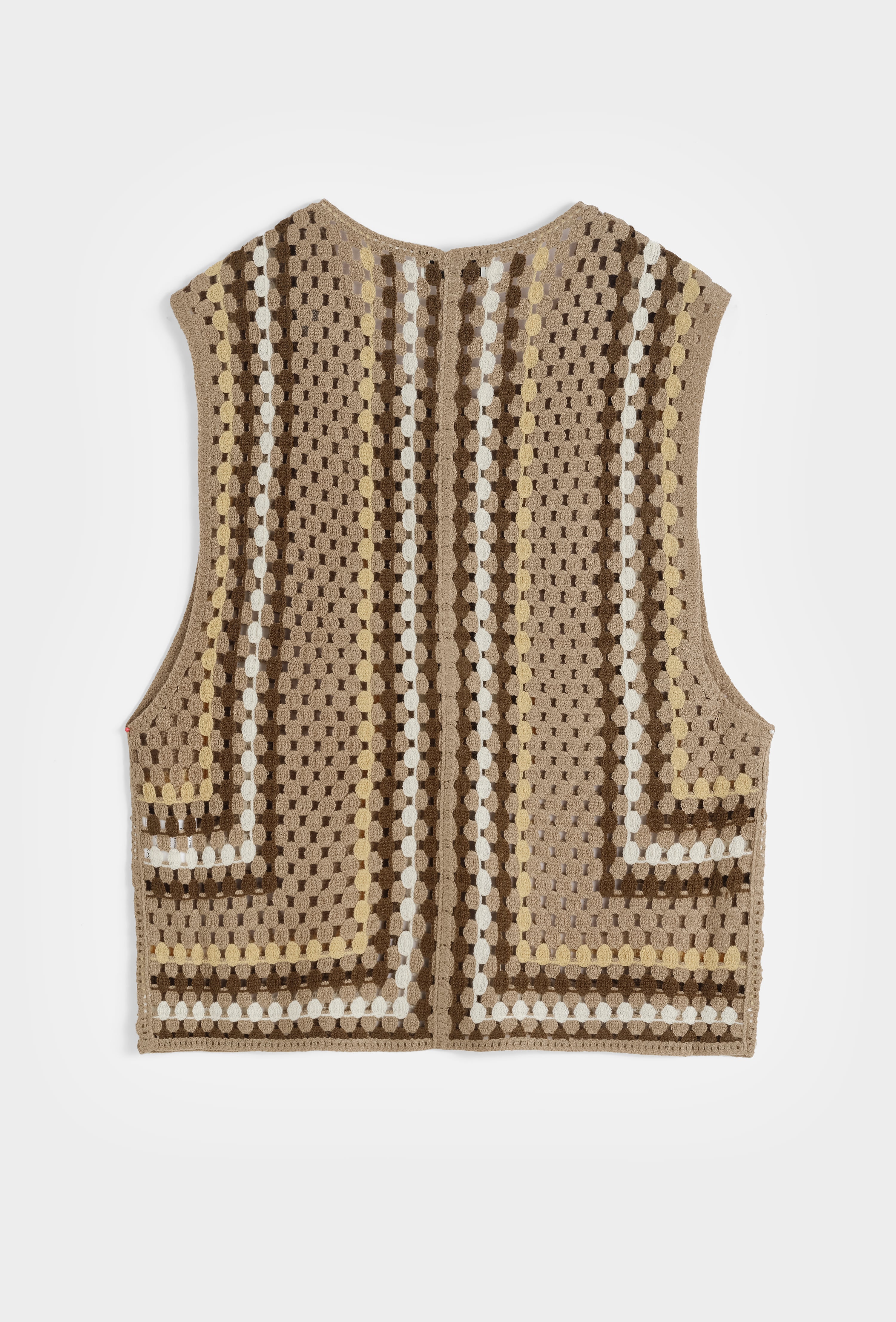 Chemise crochet sans manches
